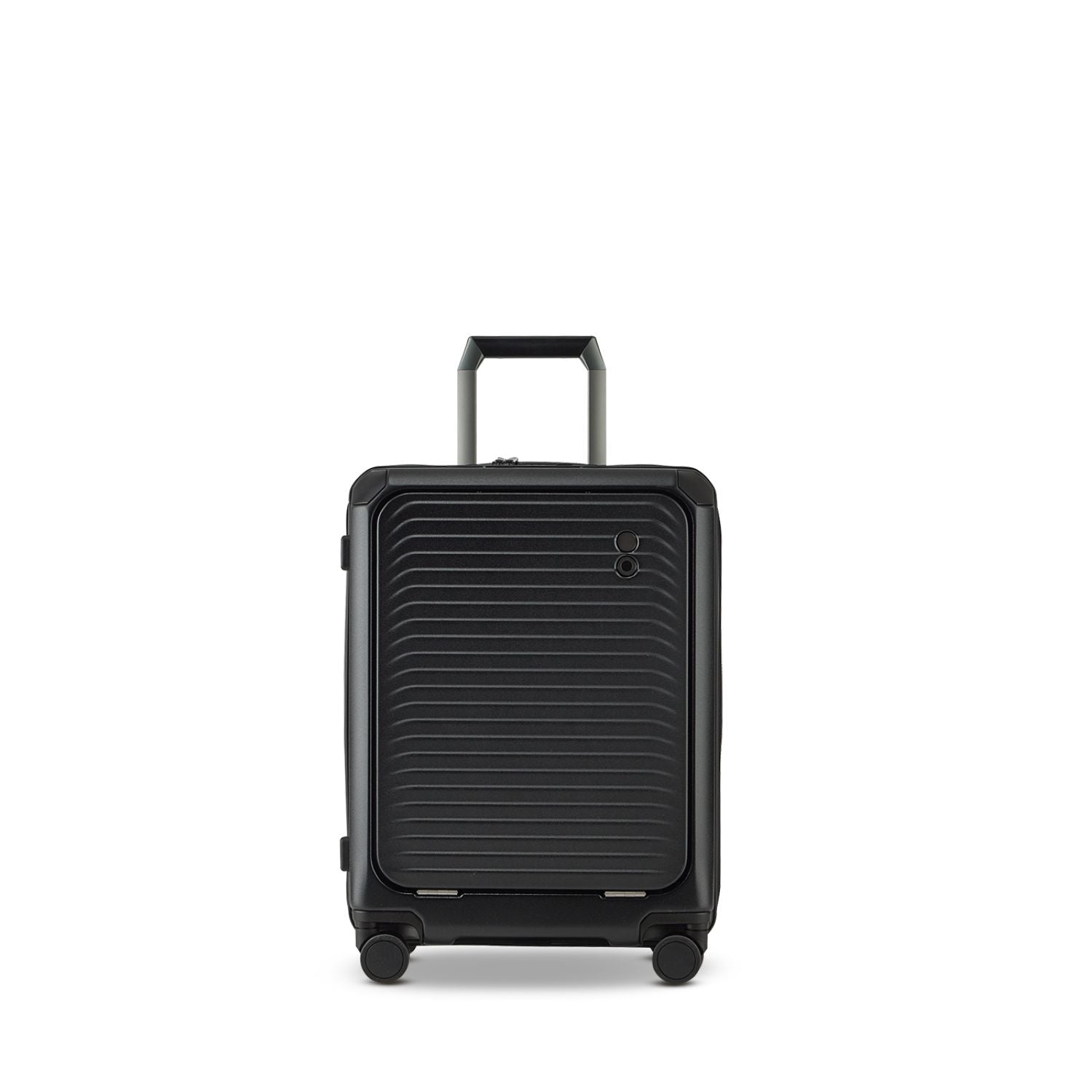 Echolac Shogun Evo FA 20" Upright Carry On Luggage With Front Access Opening (Black)