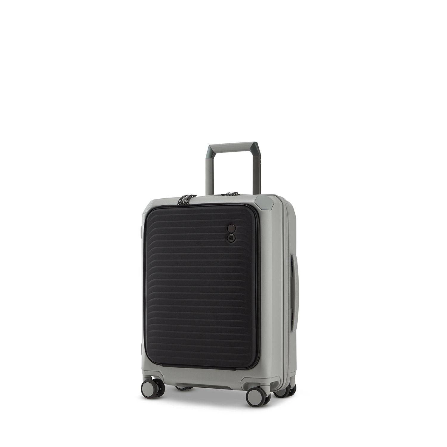Echolac Shogun Evo G 20" Upright Carry On Luggage With Front Access Opening (Silver)