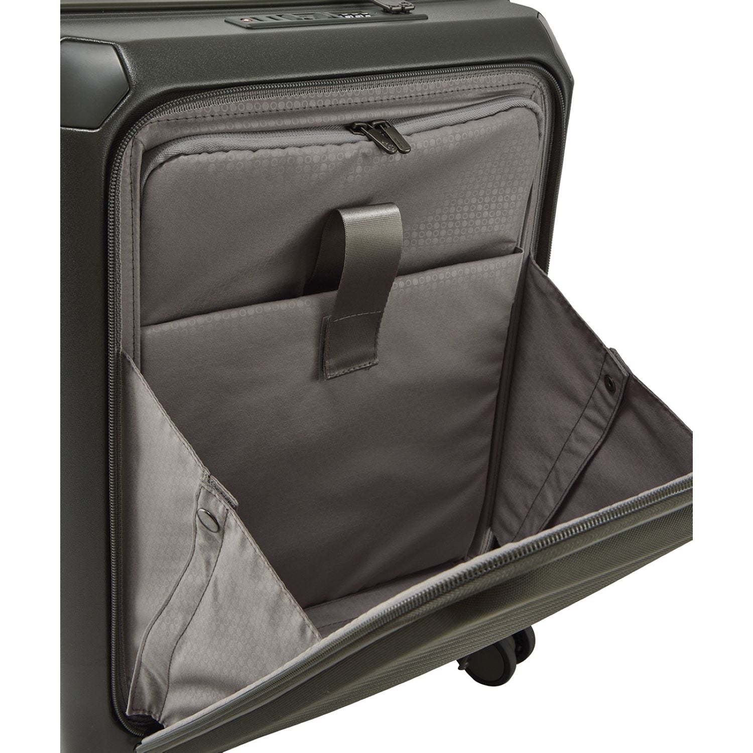 Echolac Shogun Evo G 20" Upright Carry On Luggage With Front Access Opening (Silver)