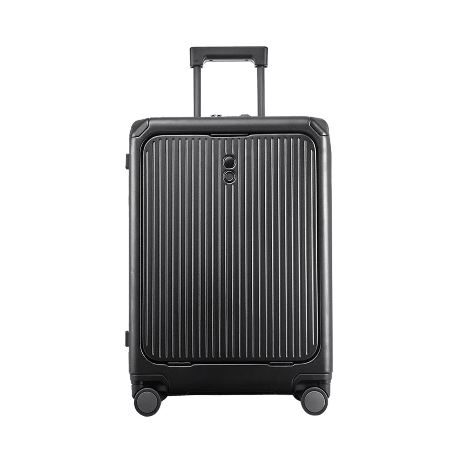 Echolac Shogun 20" Upright Luggage With Front Access Opening (Black)