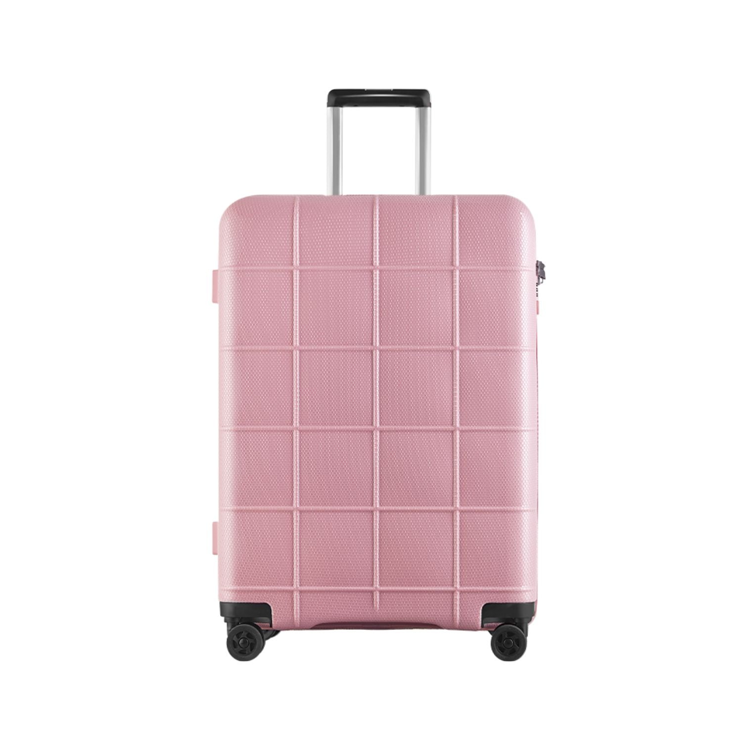 Echolac Square Pro 24" Medium Upright Luggage with Super Silent Spinner Wheels - Peach