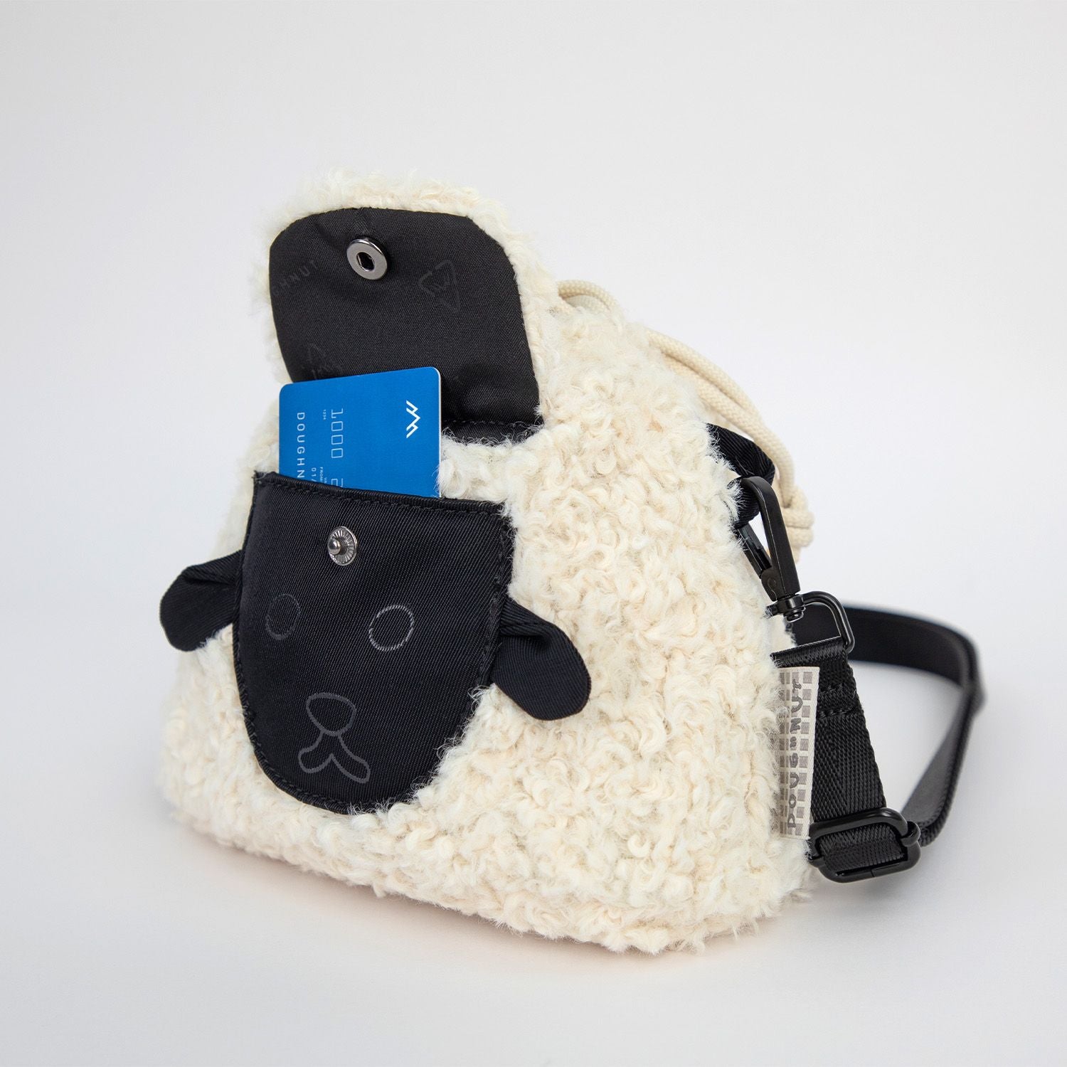 Doughnut Bah Fairies & Friends Series Crossbody Bag - White X Black