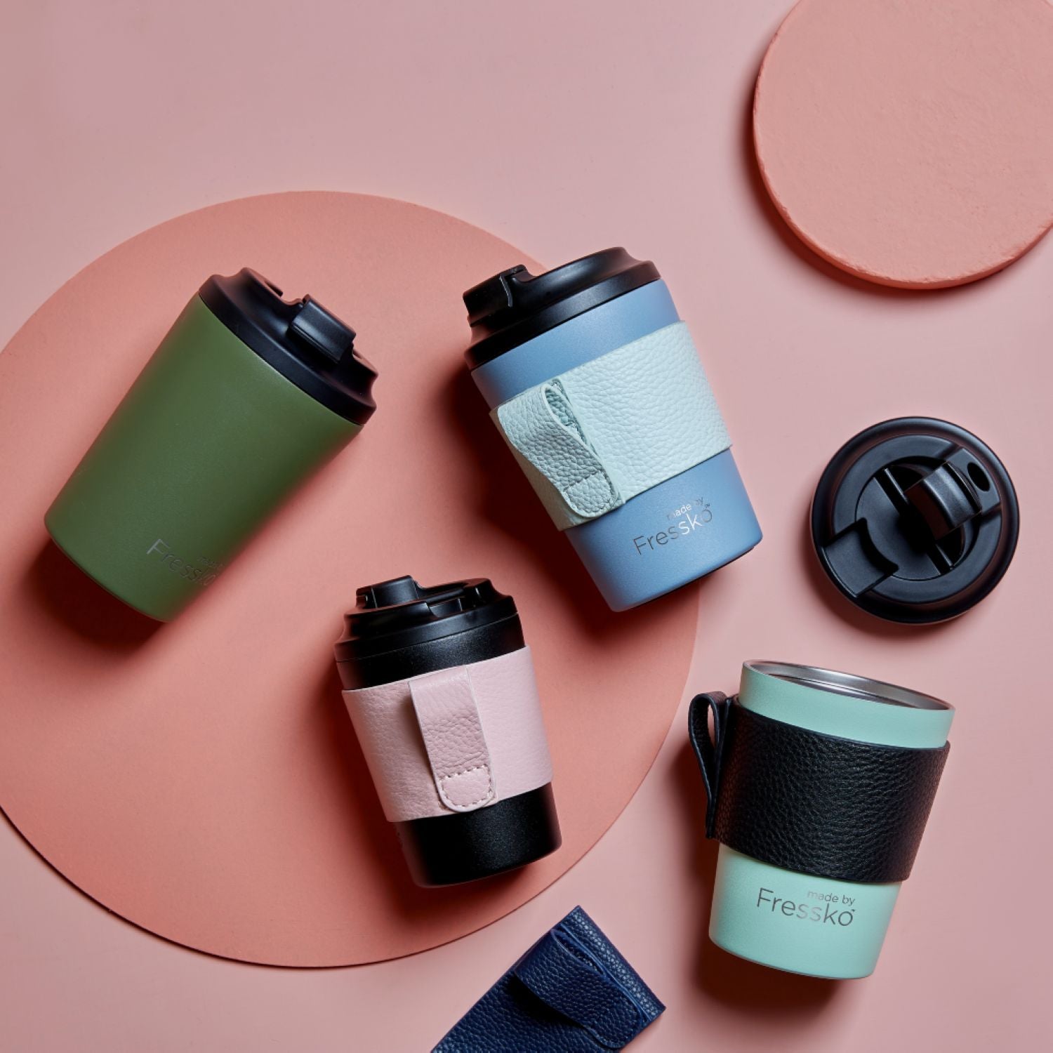 Made By Fressko Bino 8oz Cup Sleeve - Teal