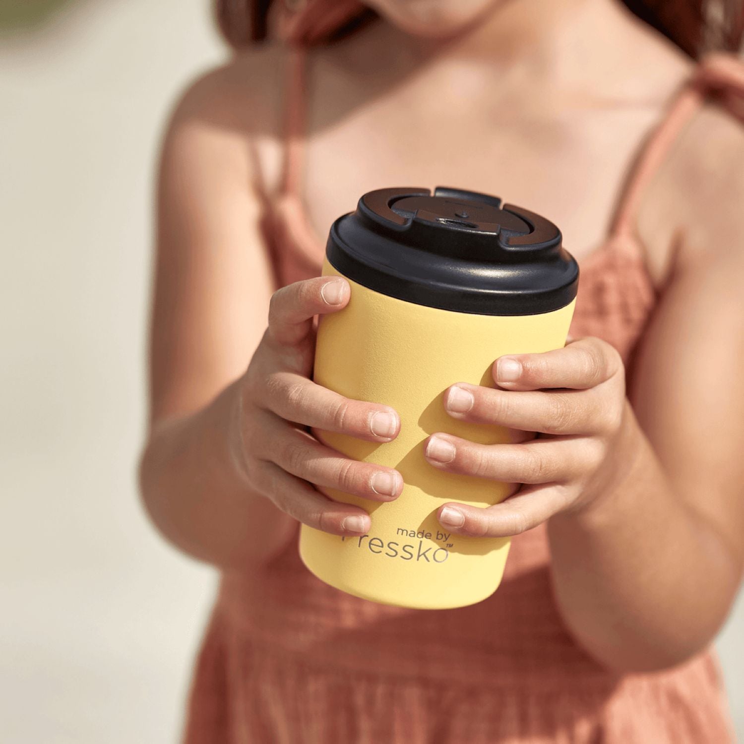 Made By Fressko Bino 8oz Insulated Stainless Steel Cup - Canary