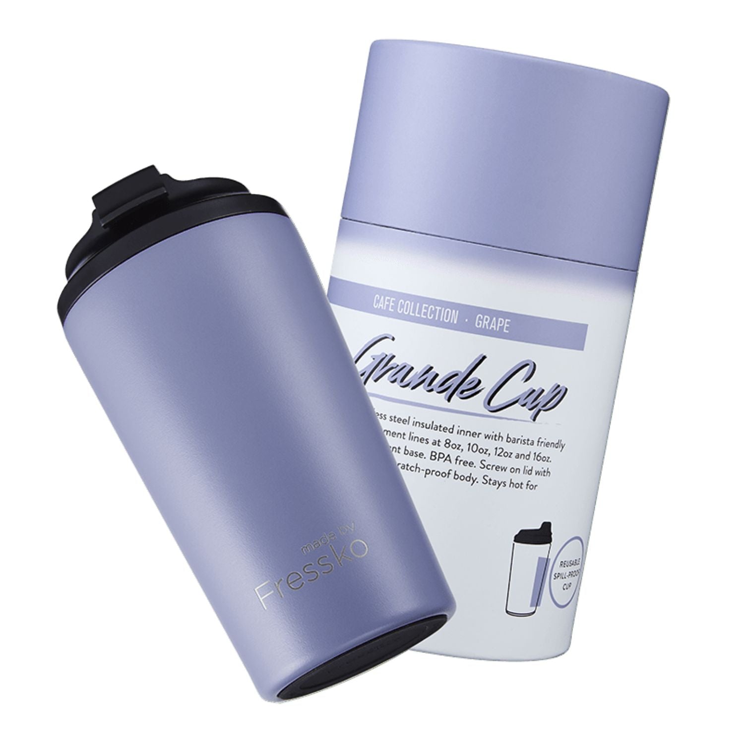 Made By Fressko Grande 16oz Insulated Stainless Steel Cup - Grape
