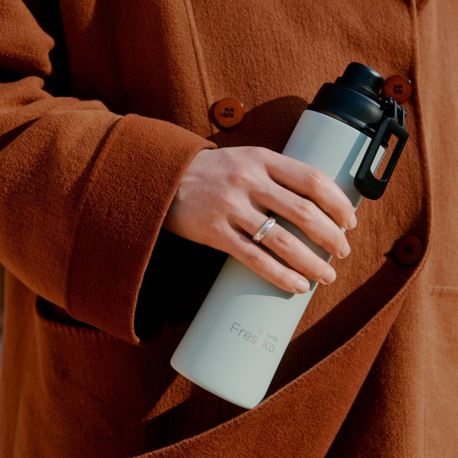 Made By Fressko Move 22oz Insulated Stainless Steel Drink Bottle - Sage