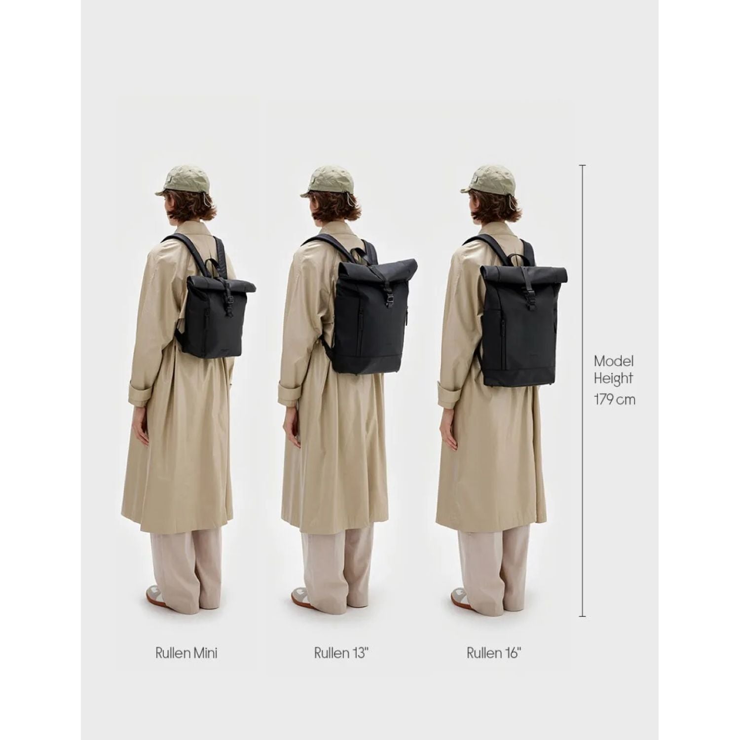 Gaston Luga Rullen Backpack 13'' - Taupe