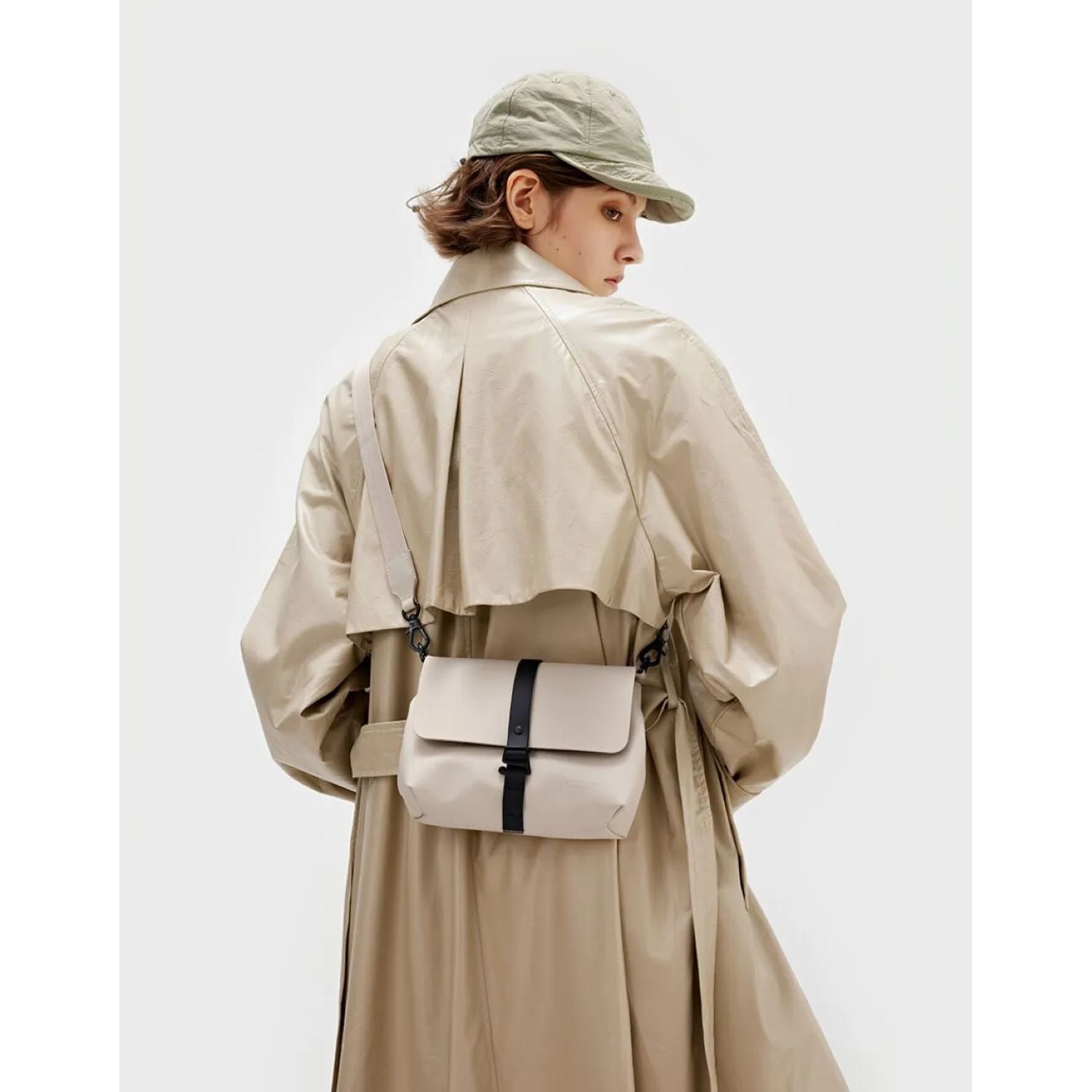 Gaston Luga Splash Crossbody Bag - Cloud Cream