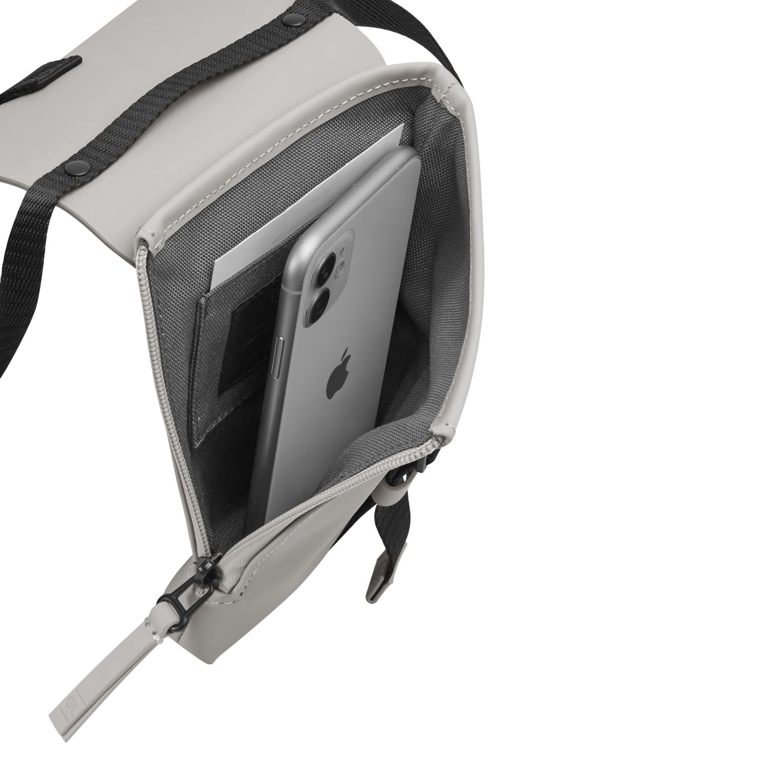 Gaston Luga Splash Mini Crossbody Bag - Taupe