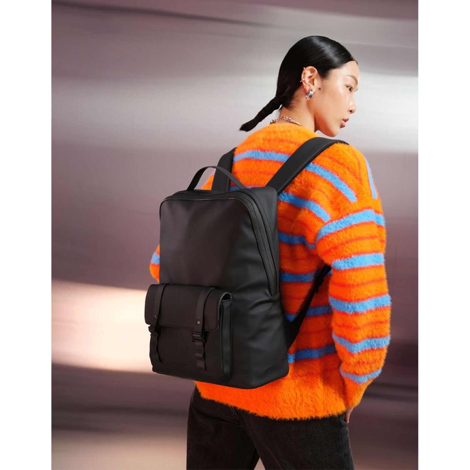 Gaston Luga Splash Org. Backpack 15" - Black