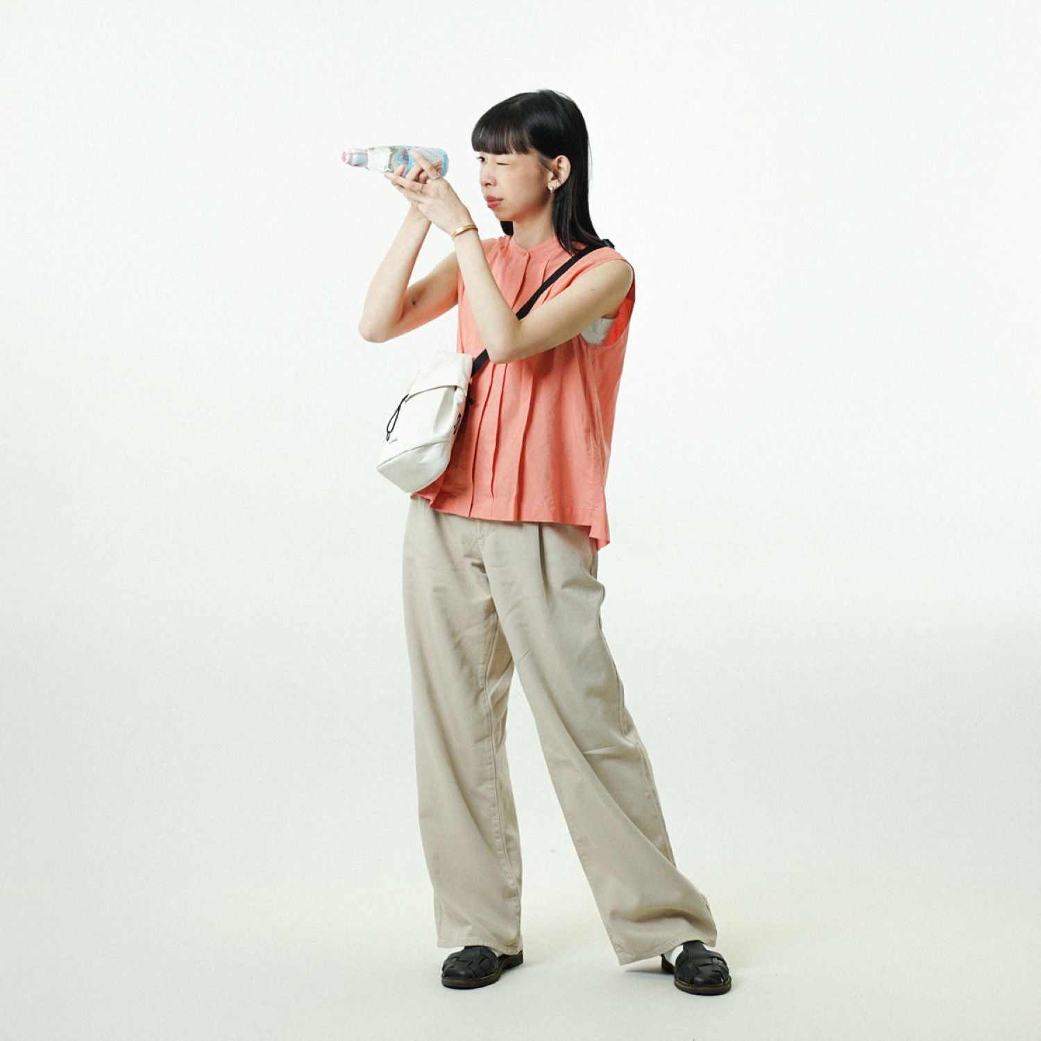 Hellolulu Armie Day Sling S Recycled (Floral White)