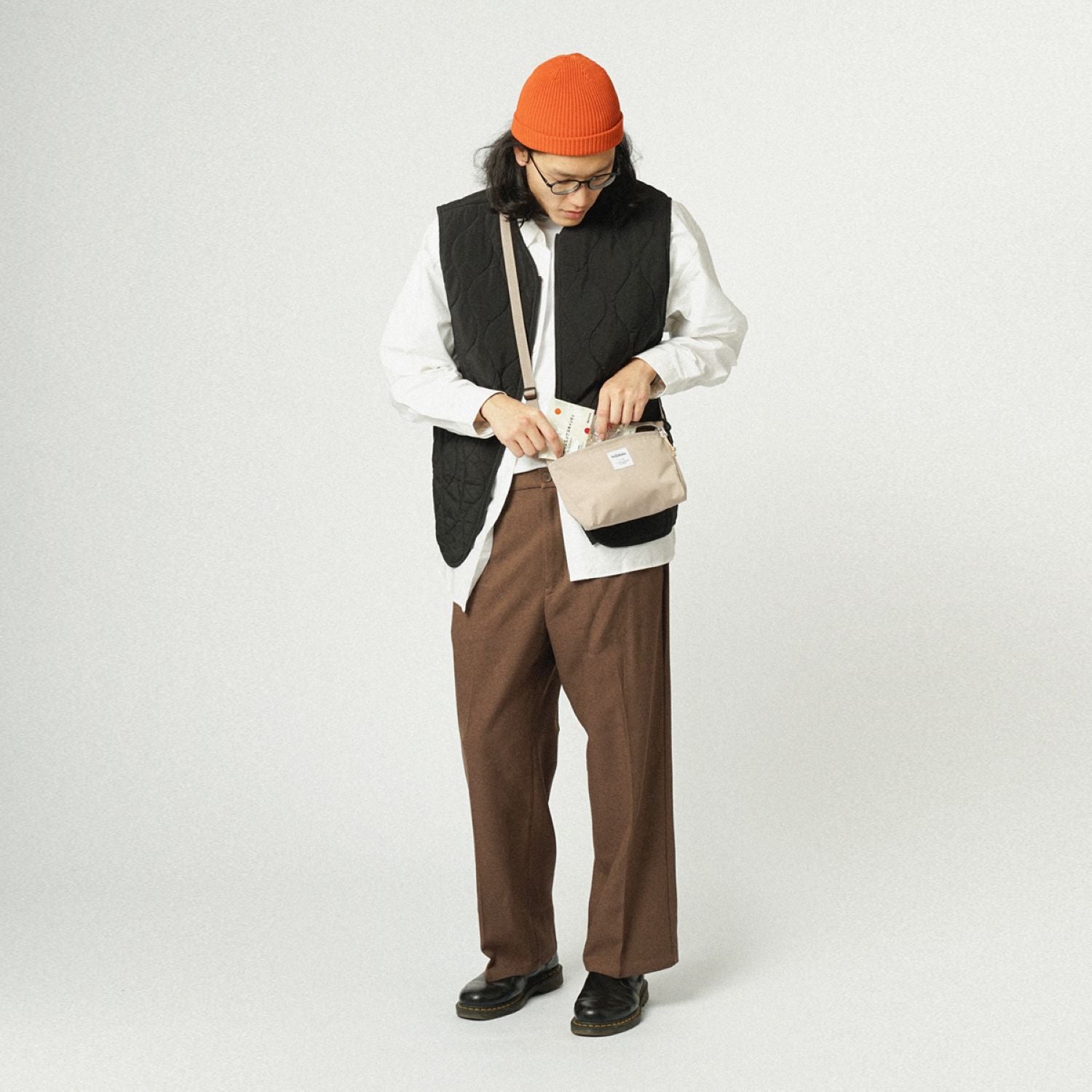 Hellolulu Cana Compact Utility Bag Recycled (Fog Khaki)