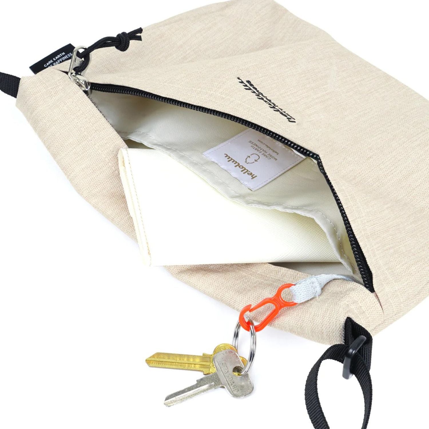 Hellolulu Cana Compact Utility Bag Recycled (Milk)