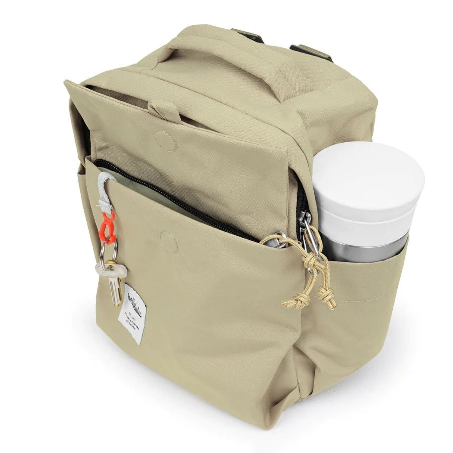 Hellolulu Carter Jr. Mini Daypack Recycled (Fog Khaki)