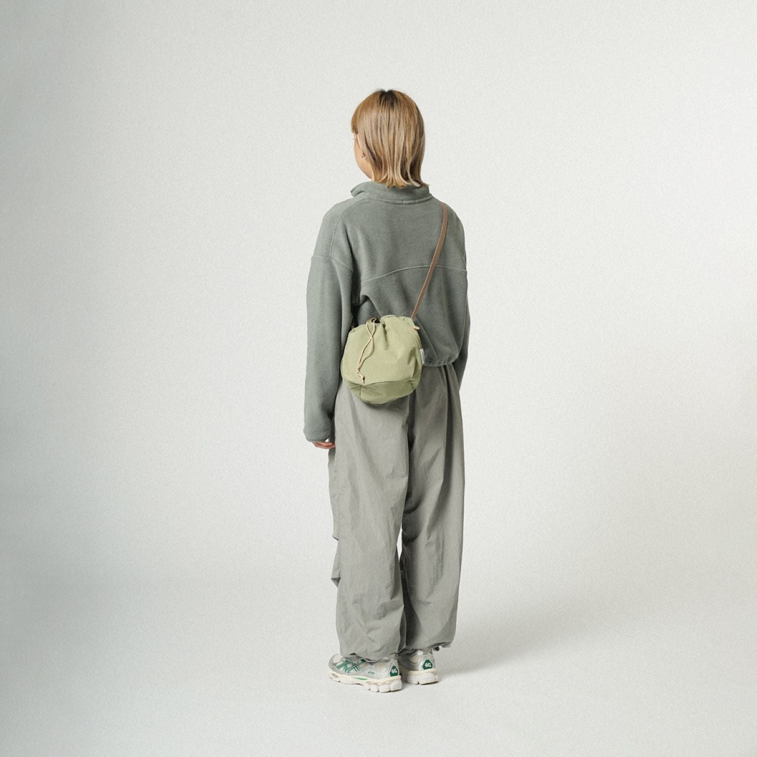 Hellolulu Chico 2 Sided Shoulder (S) (Fog Green)