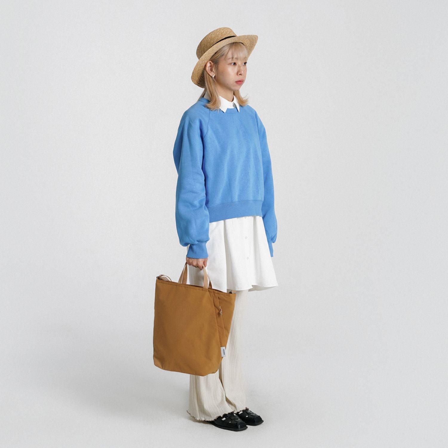 Hellolulu Collin 2 Sided Shoulder (M) (Toffee)