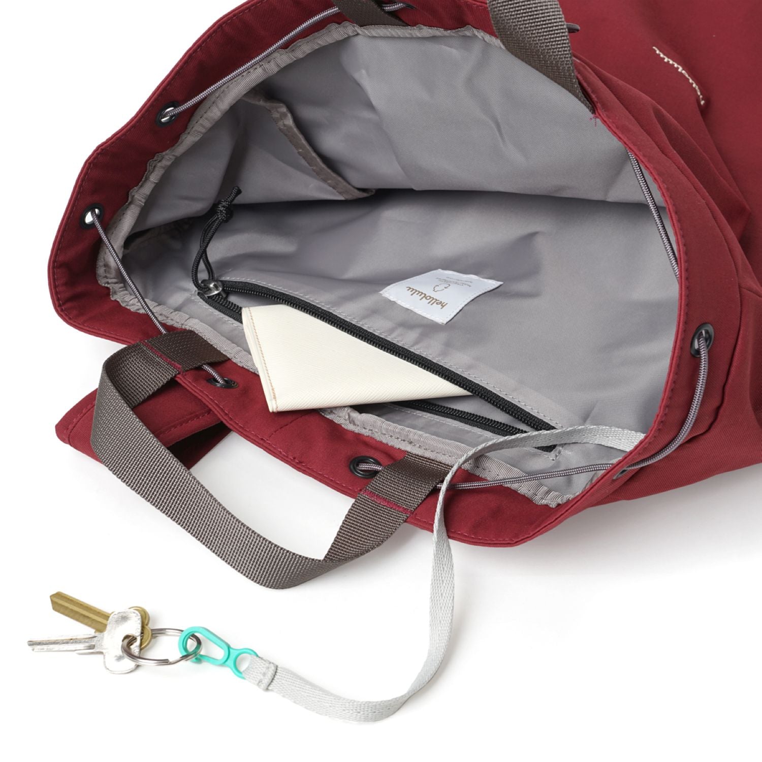 Hellolulu Elio Everyday Totepack Recycled (Berry Wine)