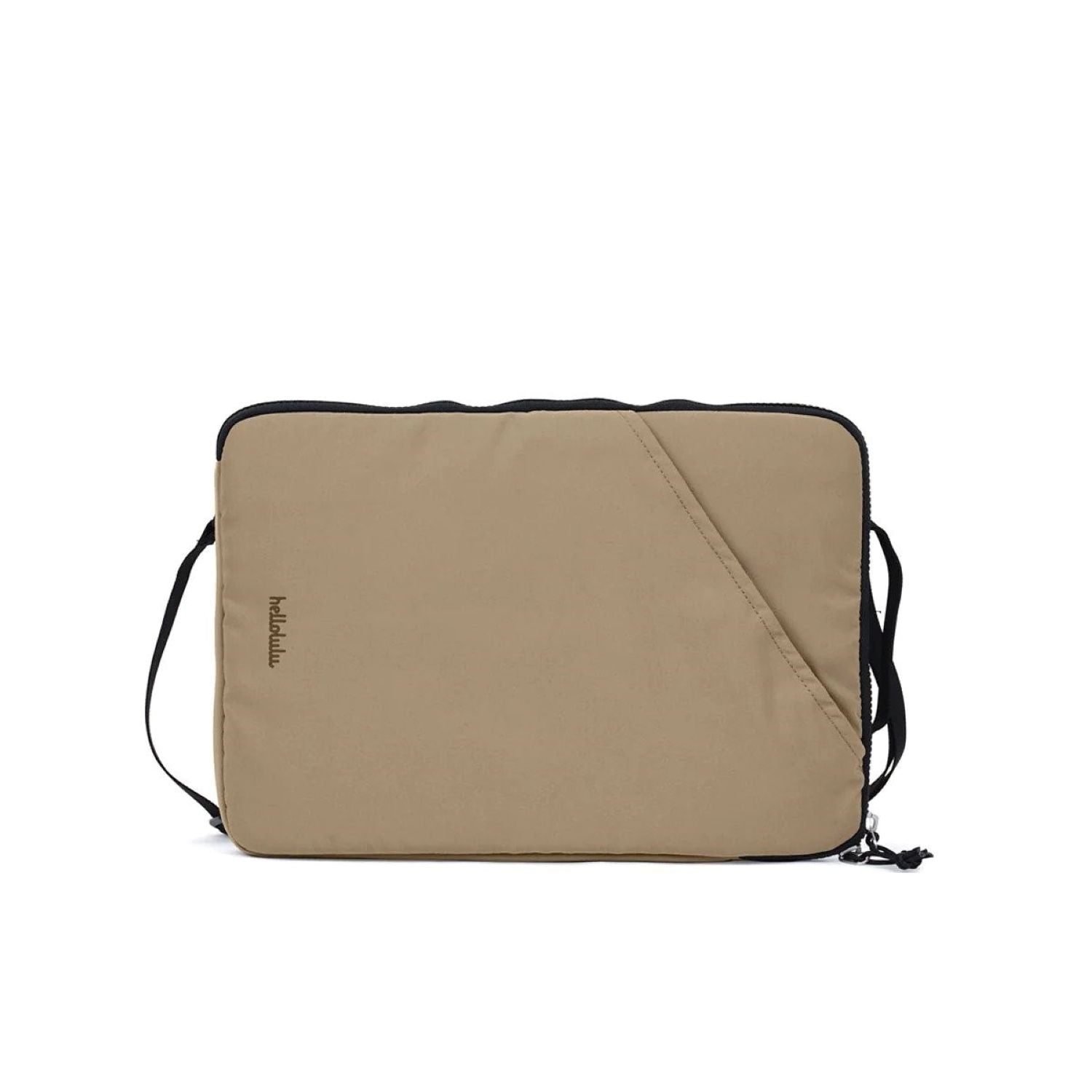 Hellolulu Erle 3-Way Laptop Sleeve Case 13" Recycled (Pastel Khaki)