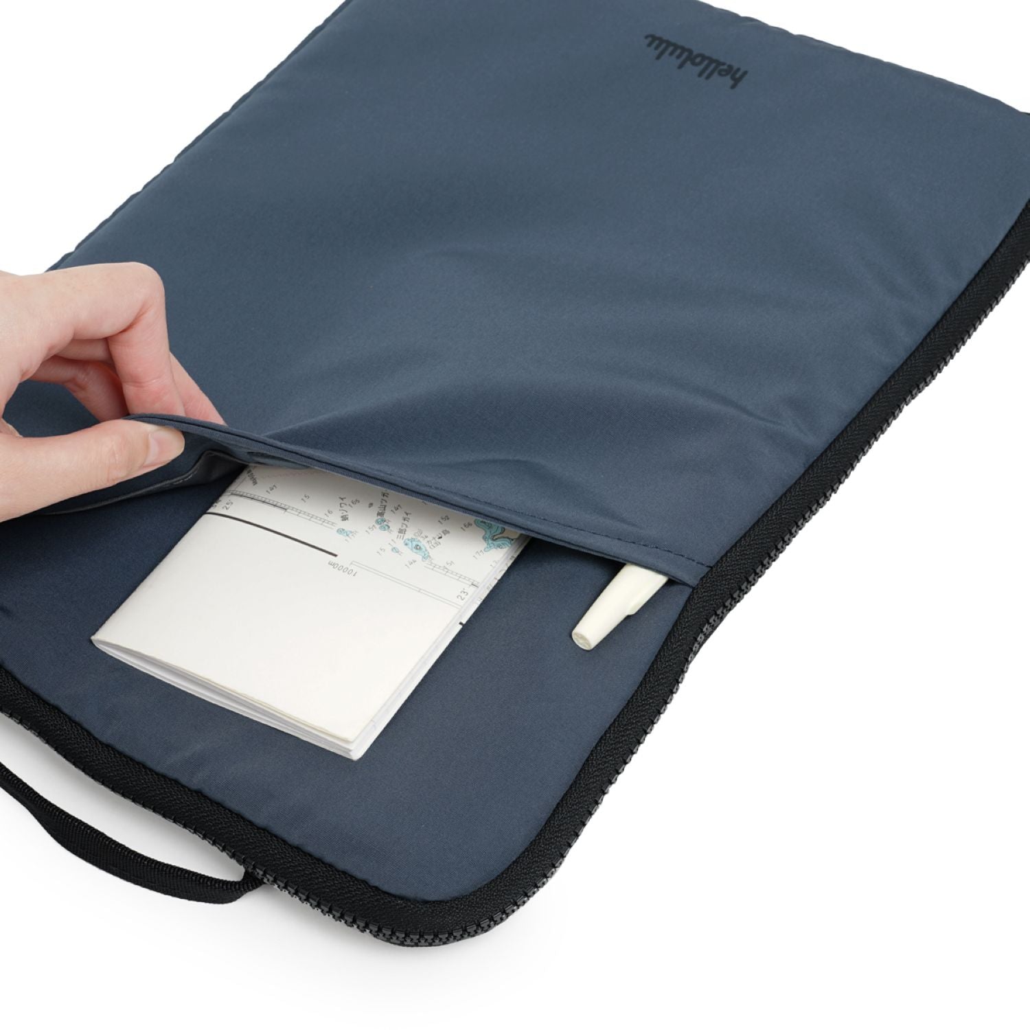 Hellolulu Erle 3-Way Sleeve Case 13" Recycled (Blue Gray)