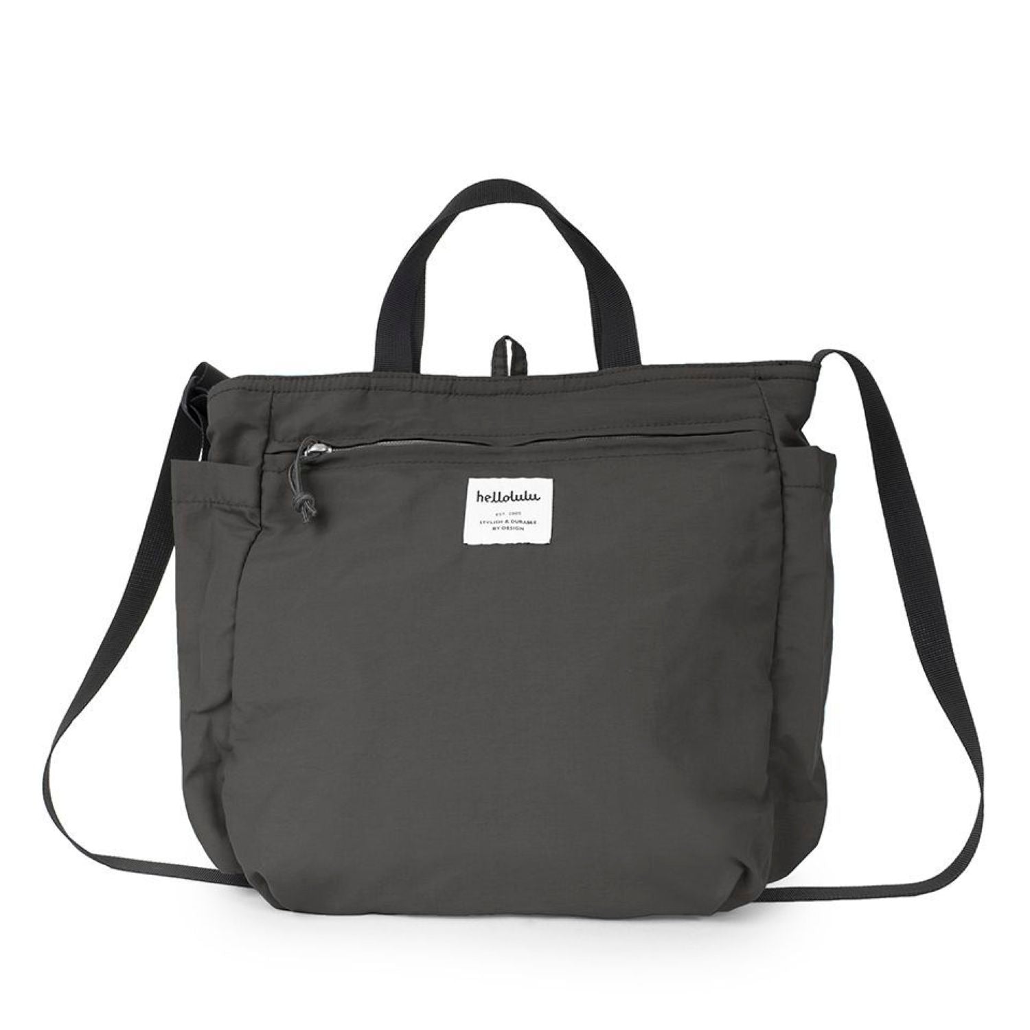 Hellolulu Jolie Double Sided 2 Way Shoulder Bag (Prussian Blue/Iron Gray)