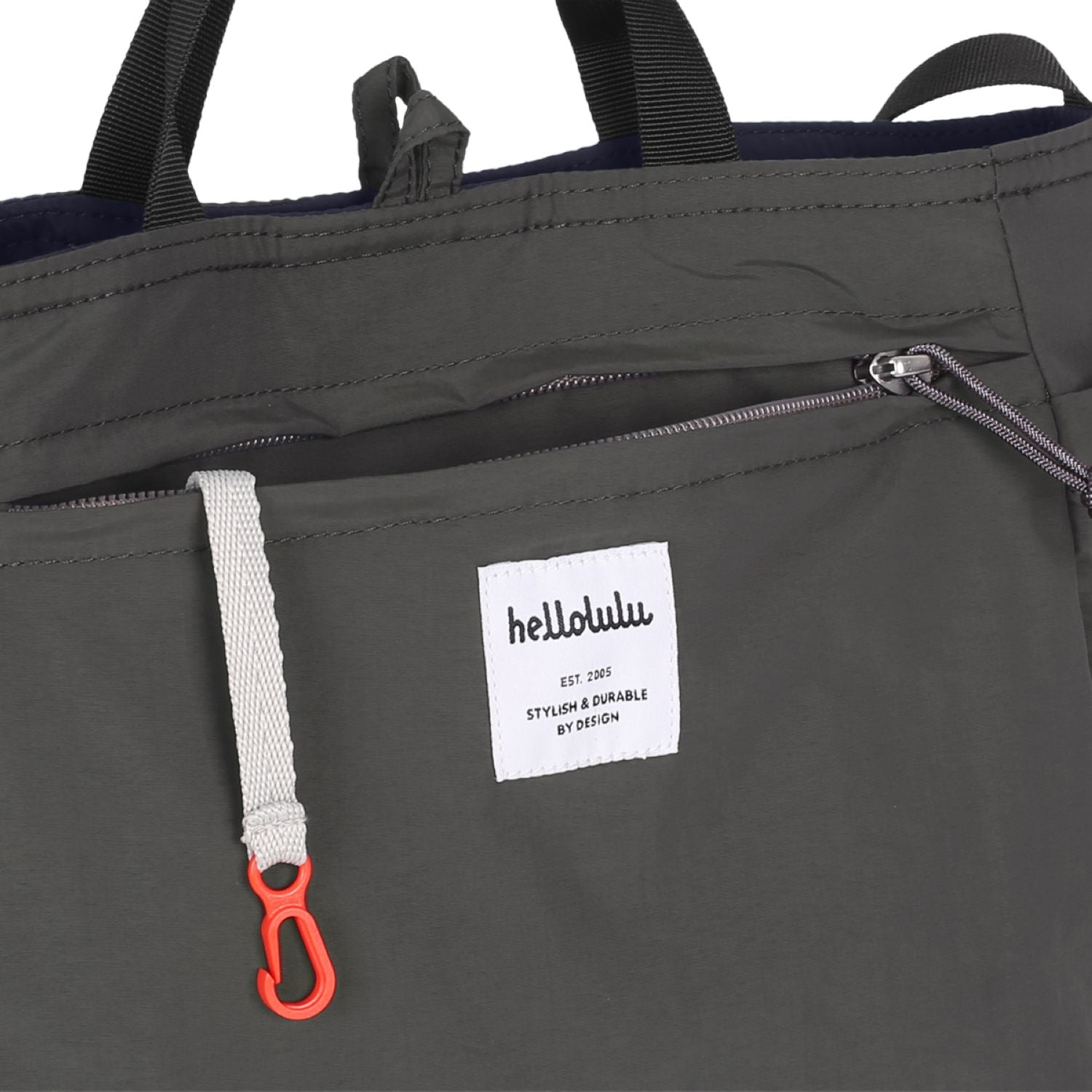 Hellolulu Jolie Double Sided 2 Way Shoulder Bag (Prussian Blue/Iron Gray)