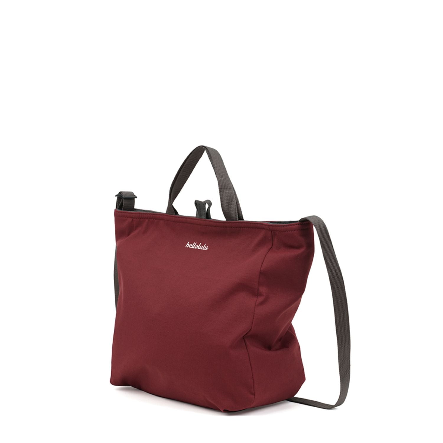Hellolulu Jolie Double Sided 2 Way Shoulder Bag Recycled (Berry Wine/Glacier Gray)