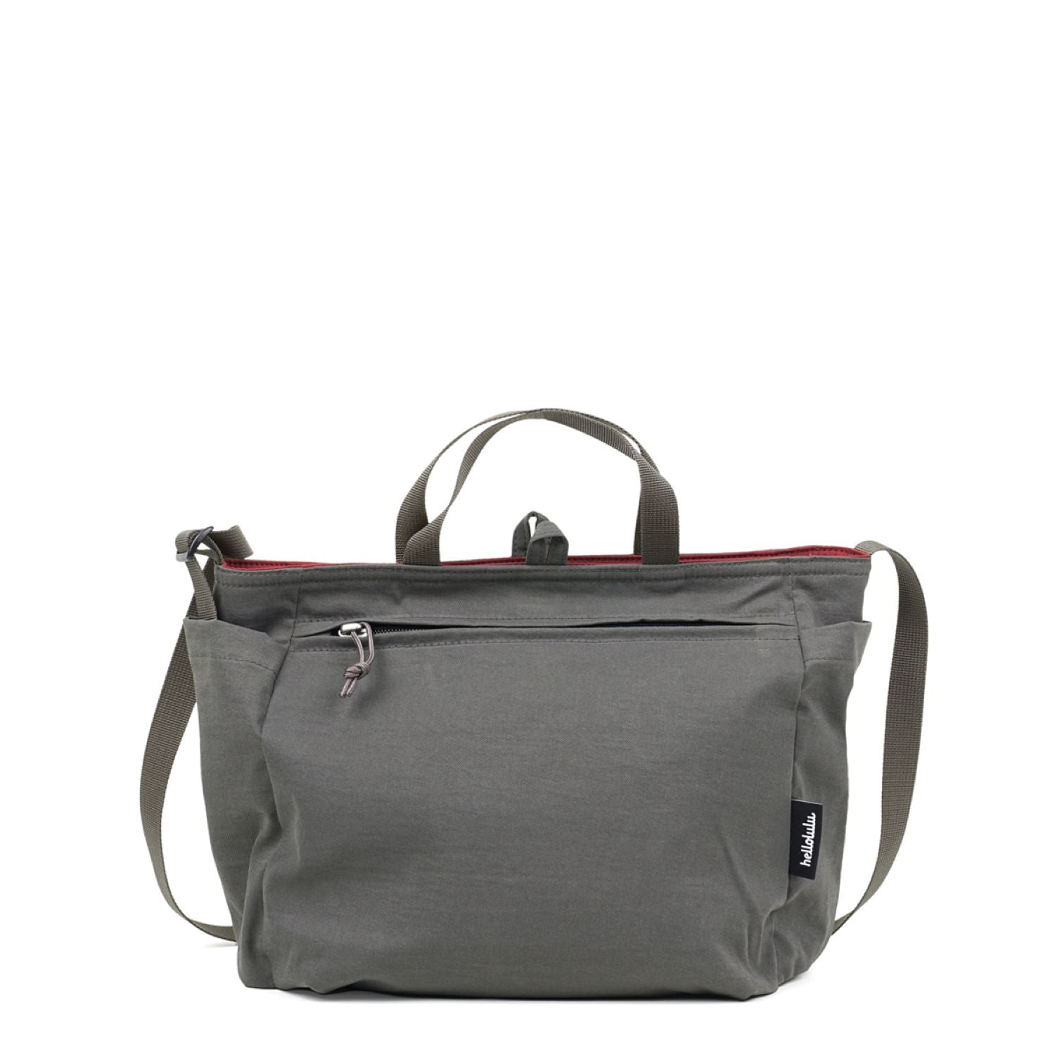 Hellolulu Jolie Double Sided 2 Way Shoulder Bag Recycled (Berry Wine/Glacier Gray)