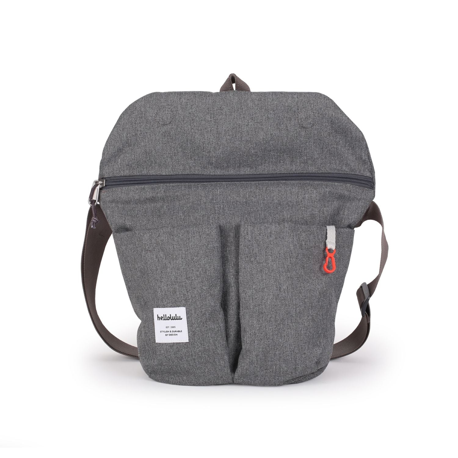 Hellolulu Kasen Shoulder Bag (Pebble Gray)