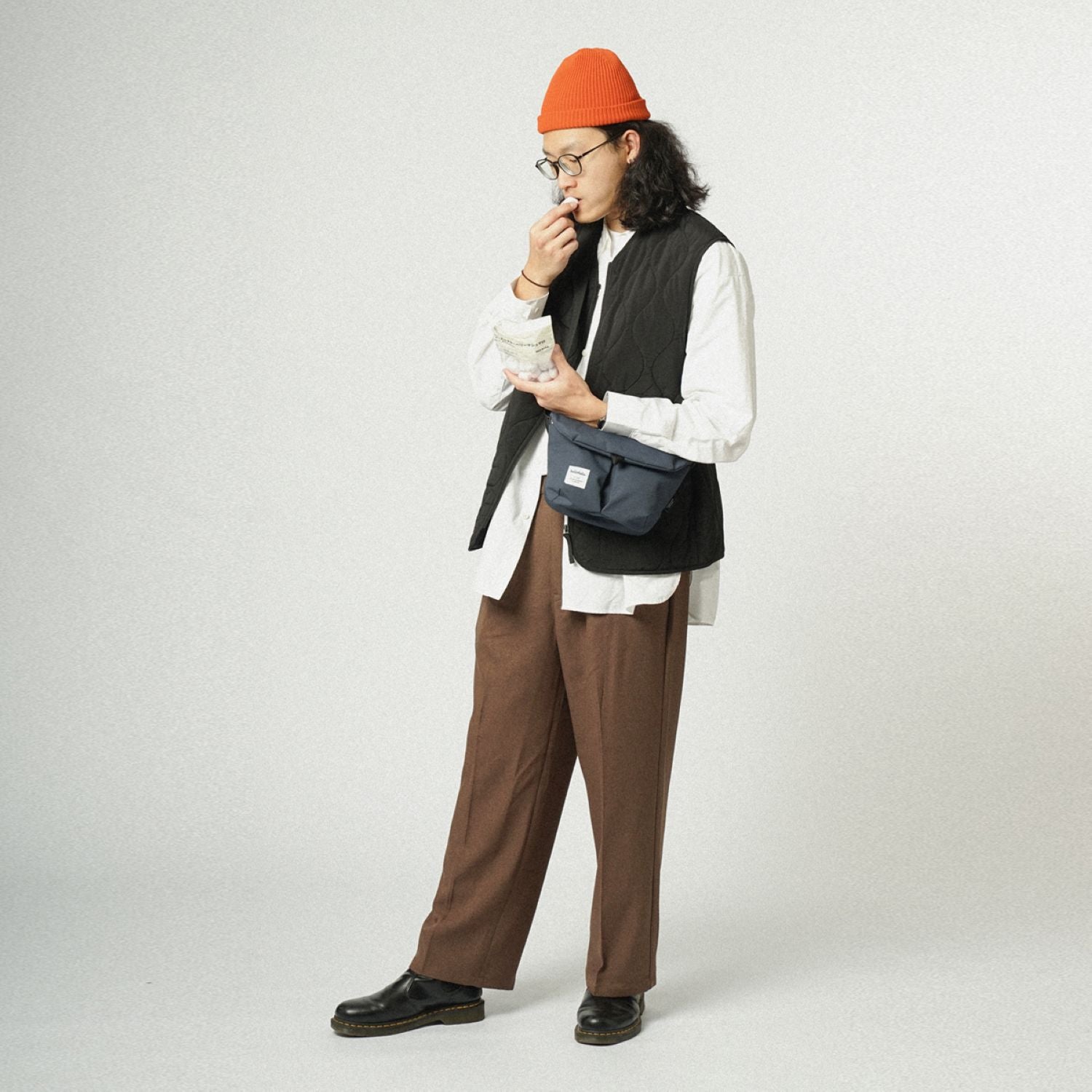 Hellolulu Mini Kasen Shoulder Bag Recycled (Dark Sapphire)