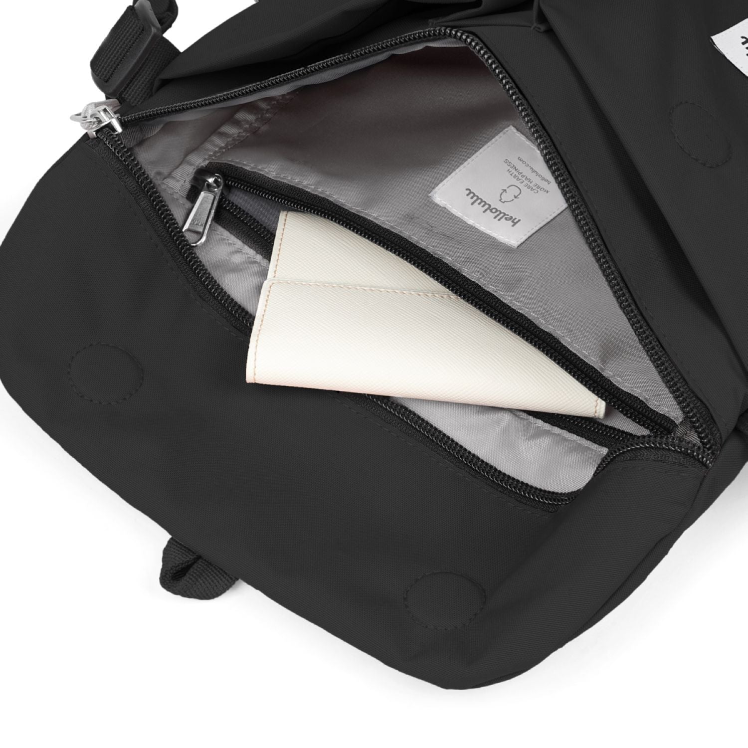 Hellolulu Mini Kasen Shoulder Bag Recycled (Flat Black)