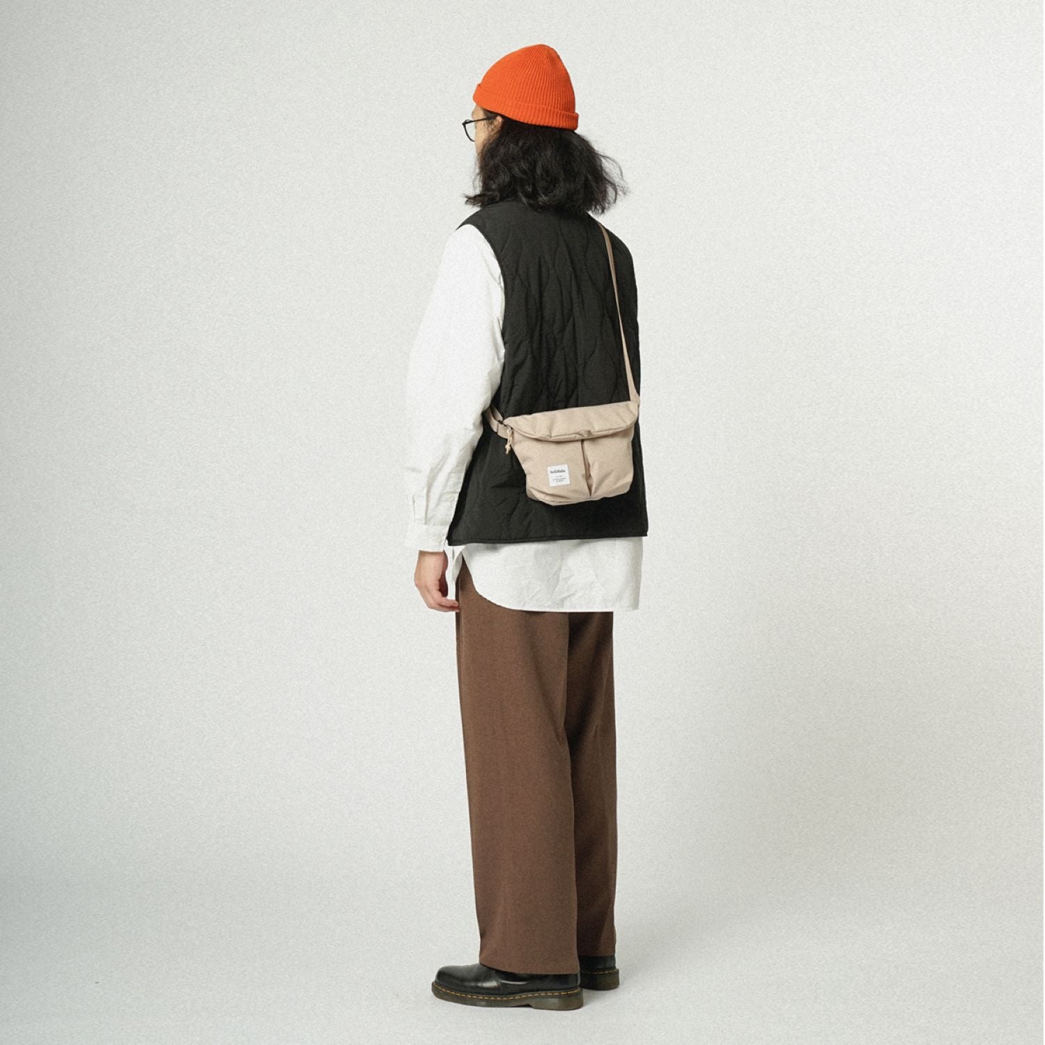 Hellolulu Mini Kasen Shoulder Bag Recycled (Fog Khaki)