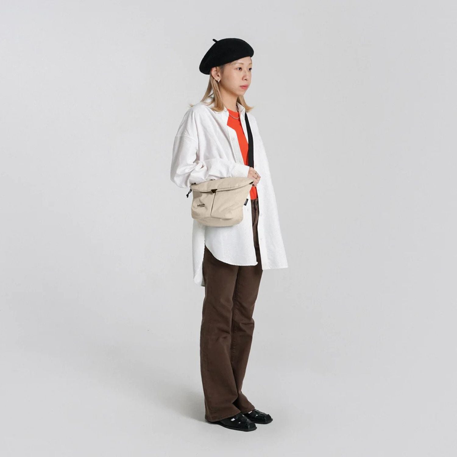 Hellolulu Mini Kasen Shoulder Bag Recycled (Milk)