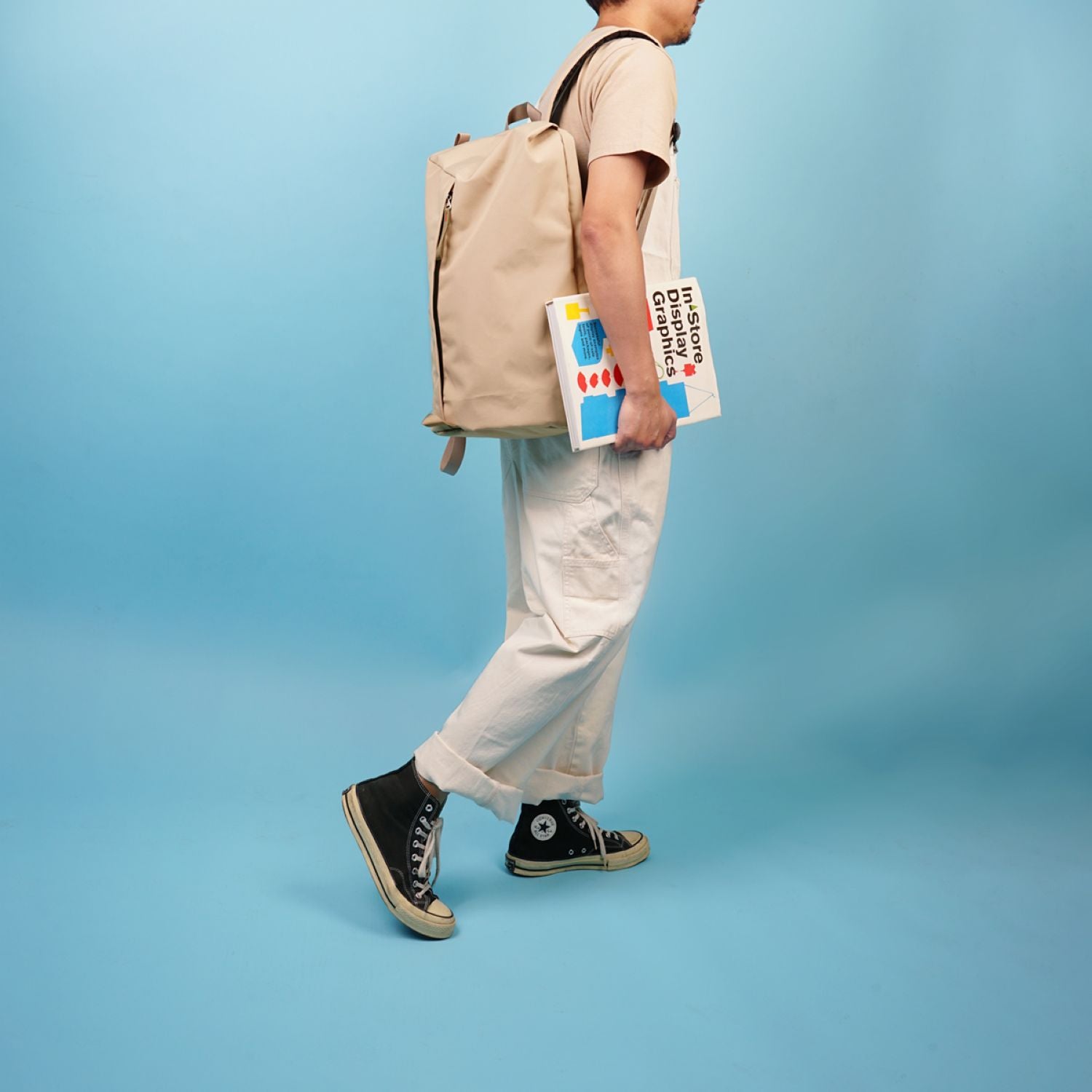 Hellolulu Nash Daily Rucksack (Cosmic Latte)