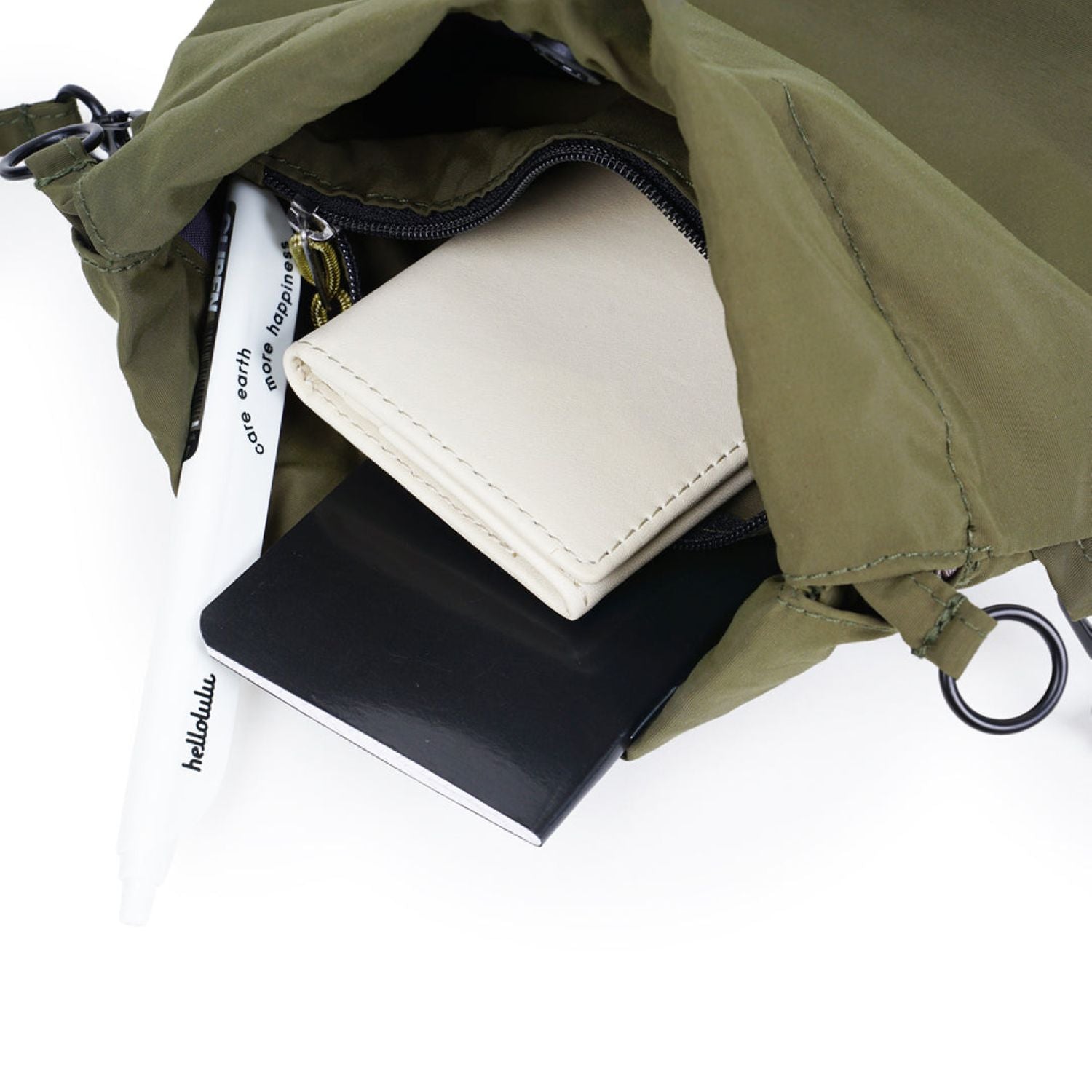 Hellolulu Nolly 2 Way Oval Sling M (Kale)