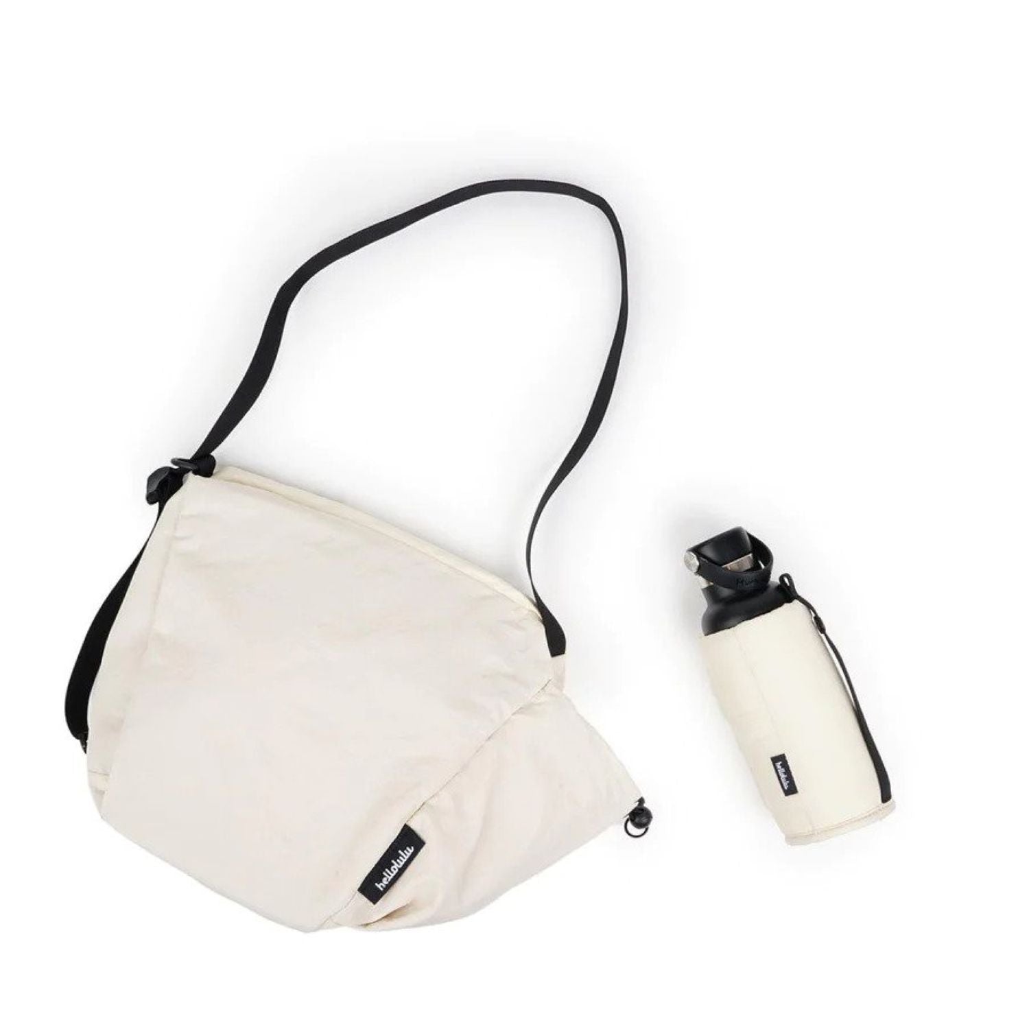 Hellolulu Rea Daily Duo Shoulder Bag (S) (Brush Beige)