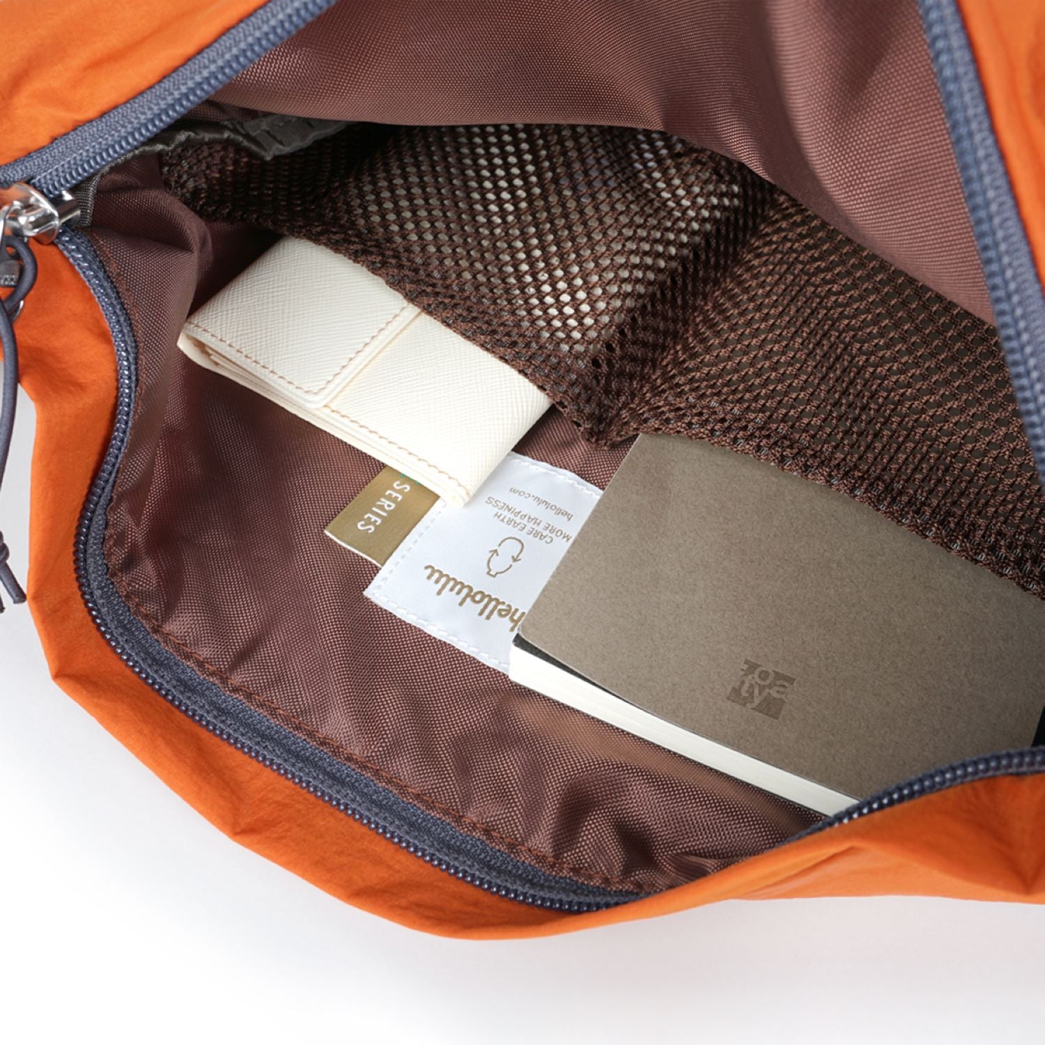 Hellolulu Rea Daily Duo Shoulder Bag S (Burnt Orange)