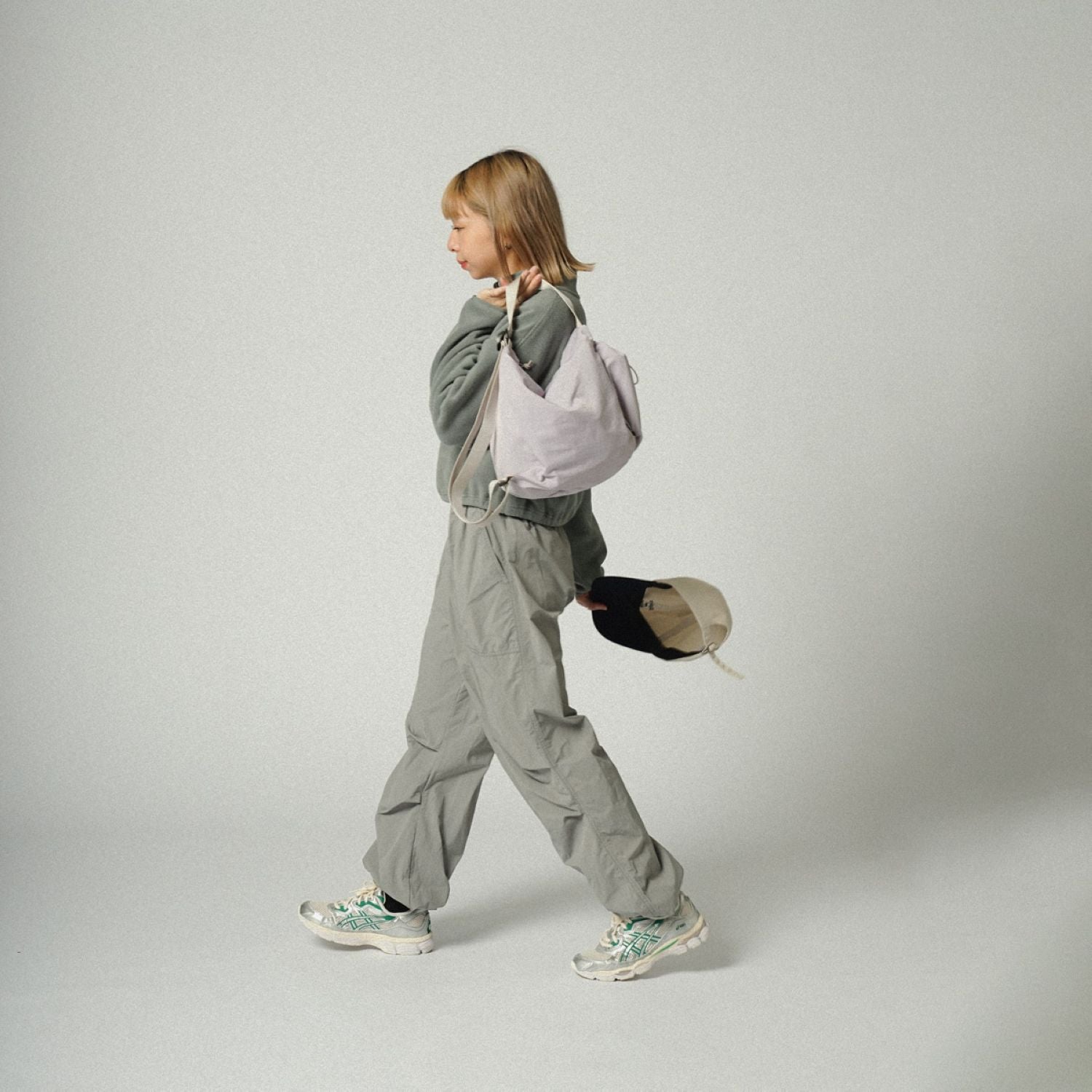 Hellolulu Rea Daily Duo Shoulder Bag (S) (Light Purple)