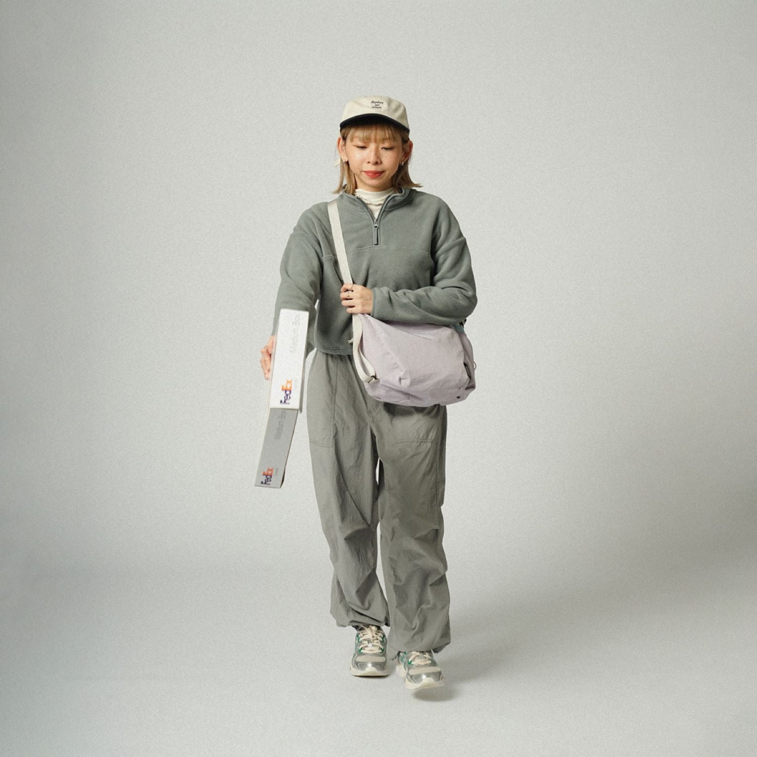 Hellolulu Rea Daily Duo Shoulder Bag (S) (Light Purple)