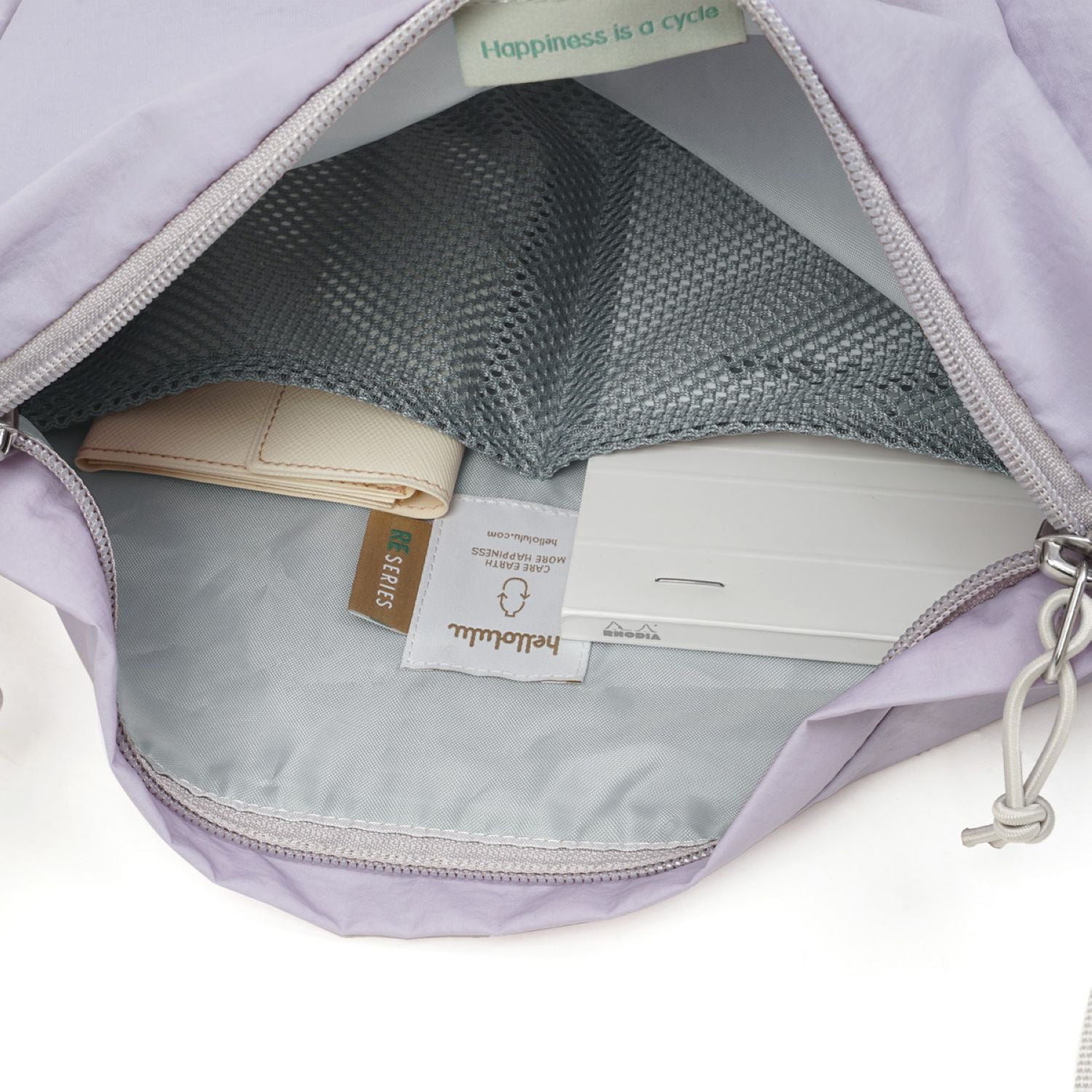 Hellolulu Rea Daily Duo Shoulder Bag (S) (Light Purple)