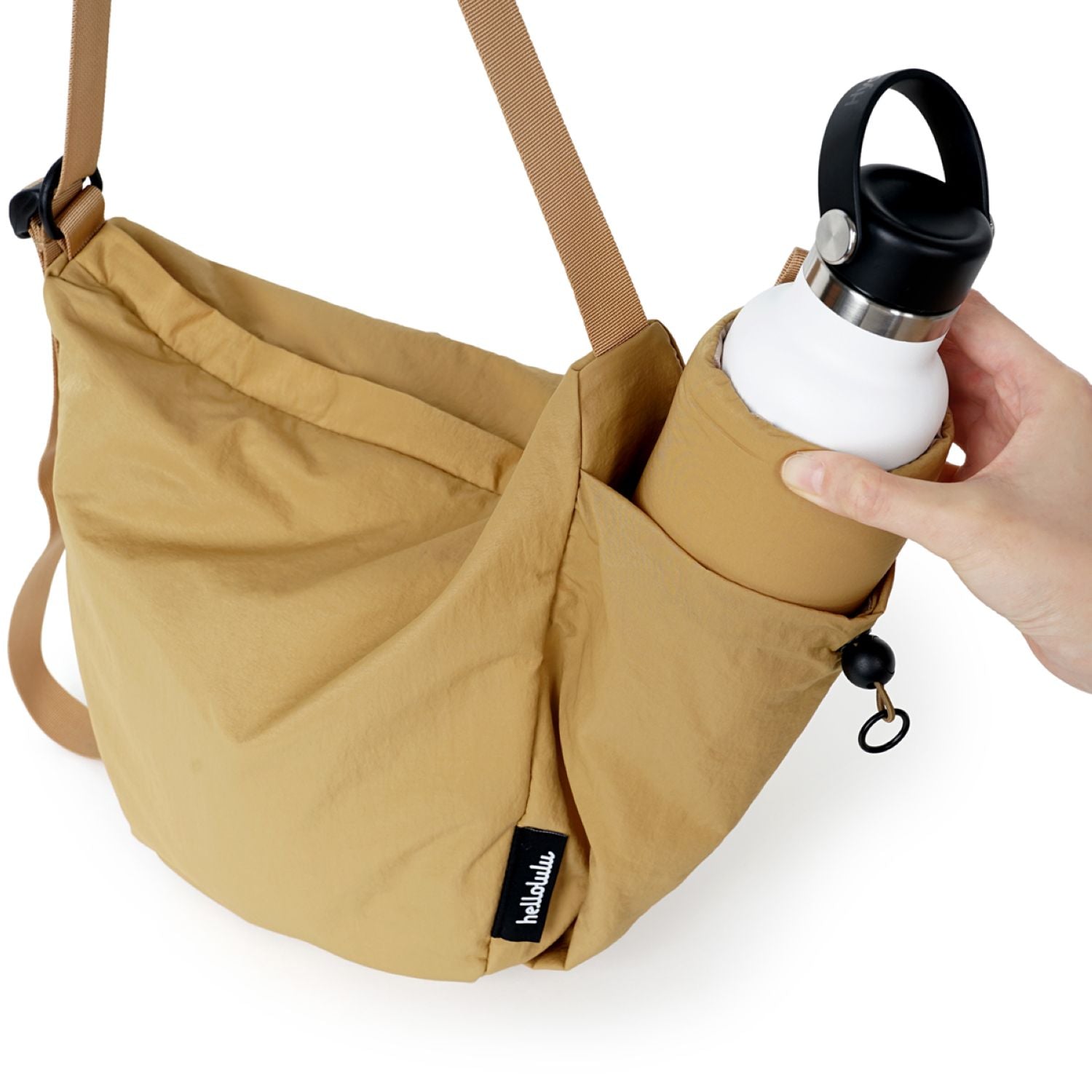 Hellolulu Rea Daily Duo Shoulder Bag S (Light Walnut)