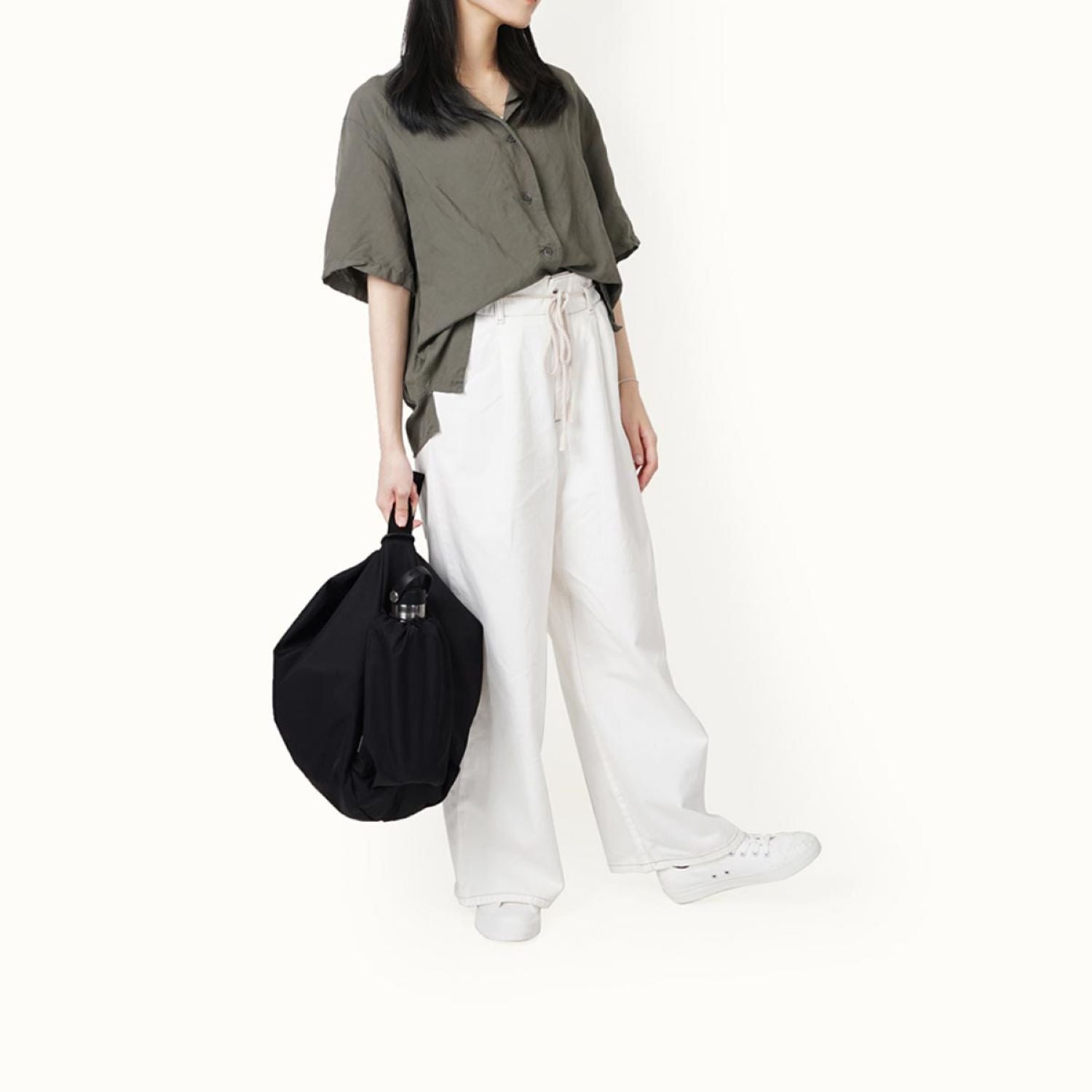 Hellolulu Reese Daily Duo Shoulder Bag (Black Onyx)