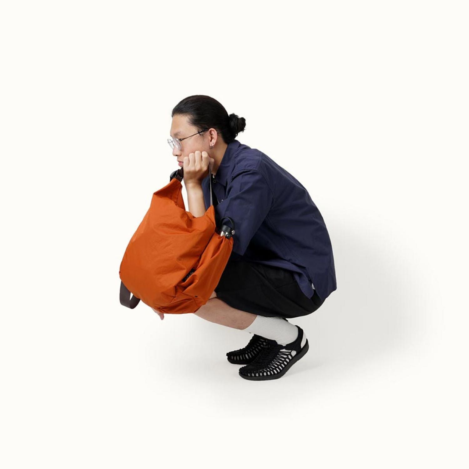 Hellolulu Reese Daily Duo Shoulder Bag (Burnt Orange)