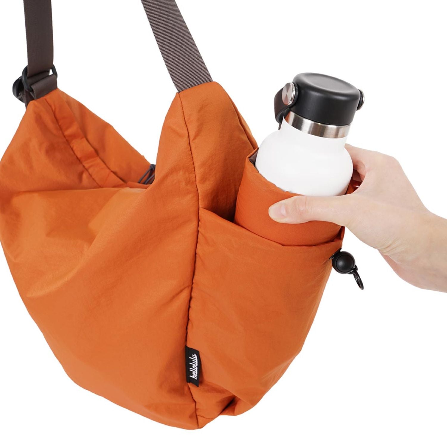 Hellolulu Reese Daily Duo Shoulder Bag (Burnt Orange)