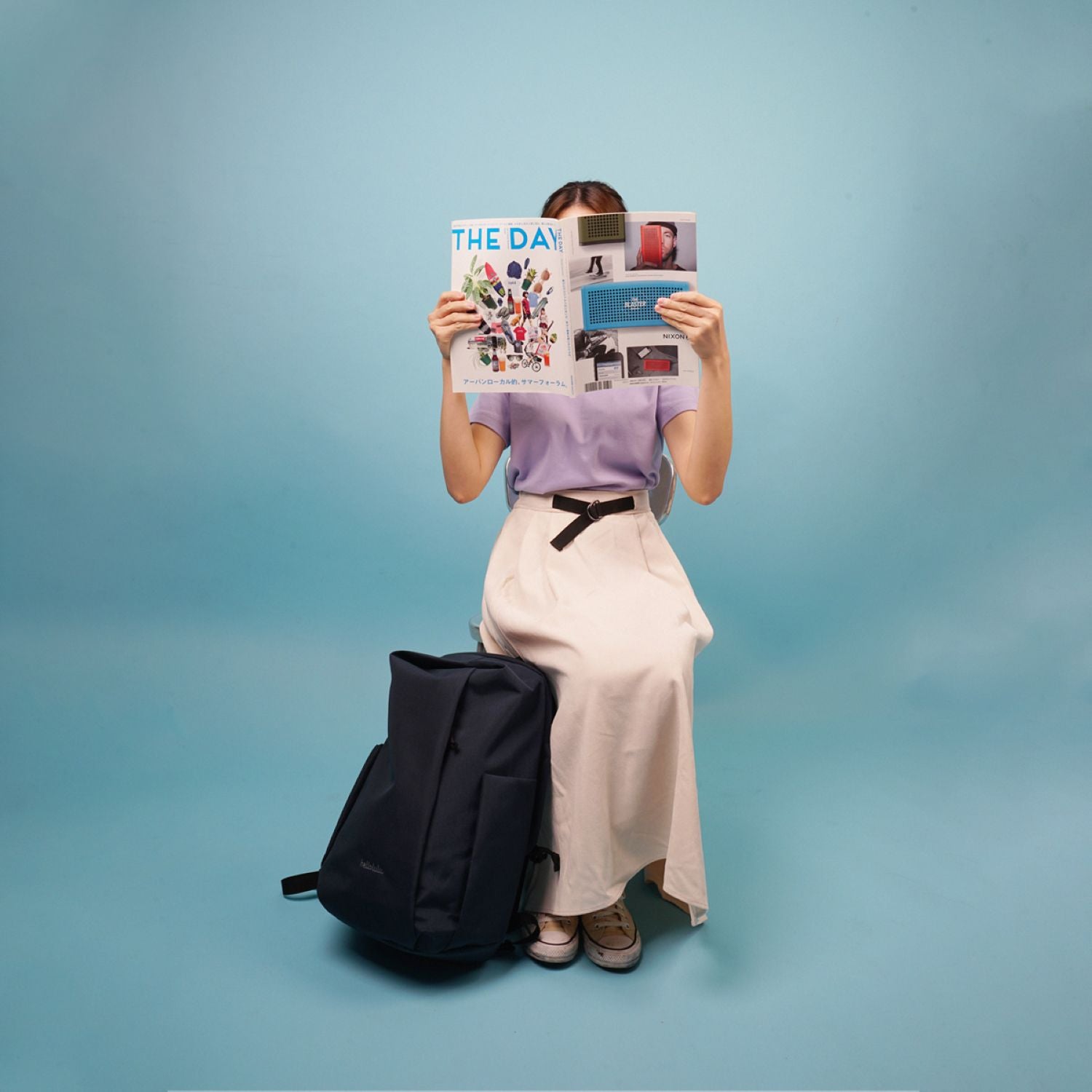 Hellolulu Simo All Day Backpack (Shades Navy)