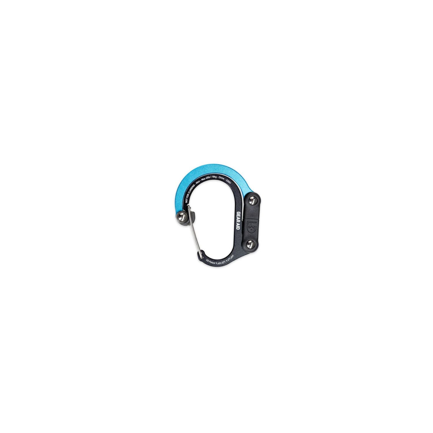 Heroclip Carabiner Mini - Black & Blue