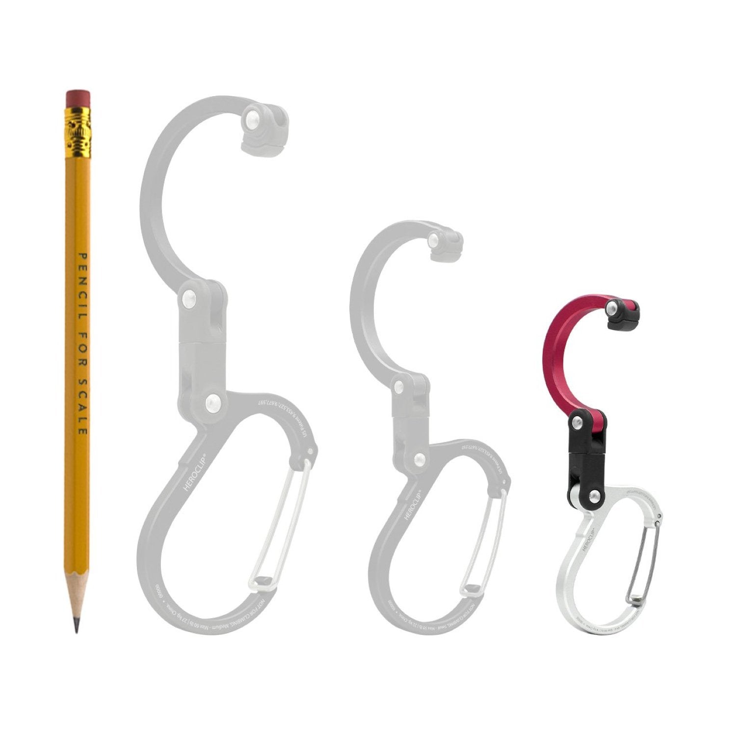 Heroclip Carabiner Mini - Hot Rod Red