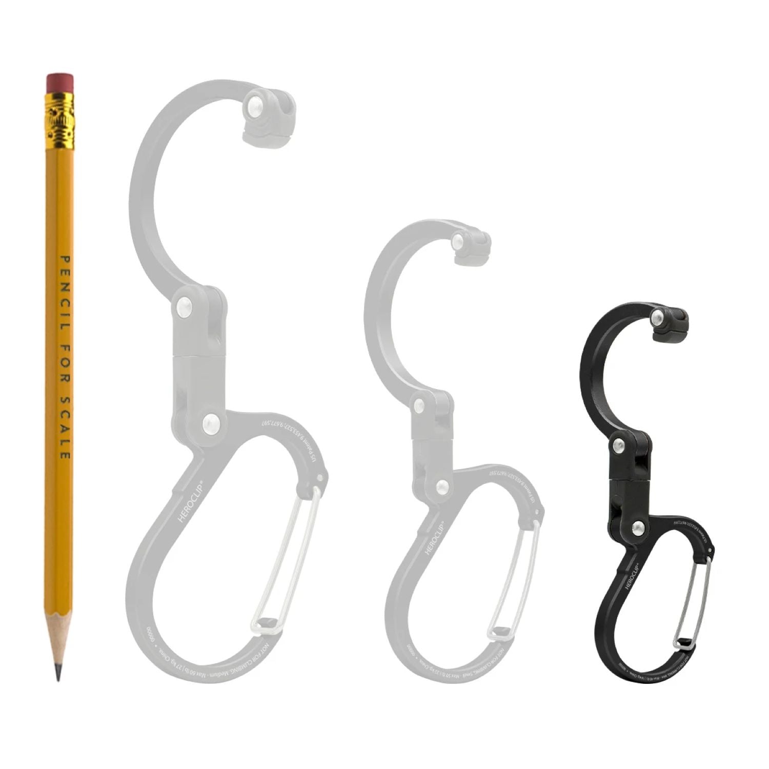 Heroclip Carabiner Mini - Stealth Black