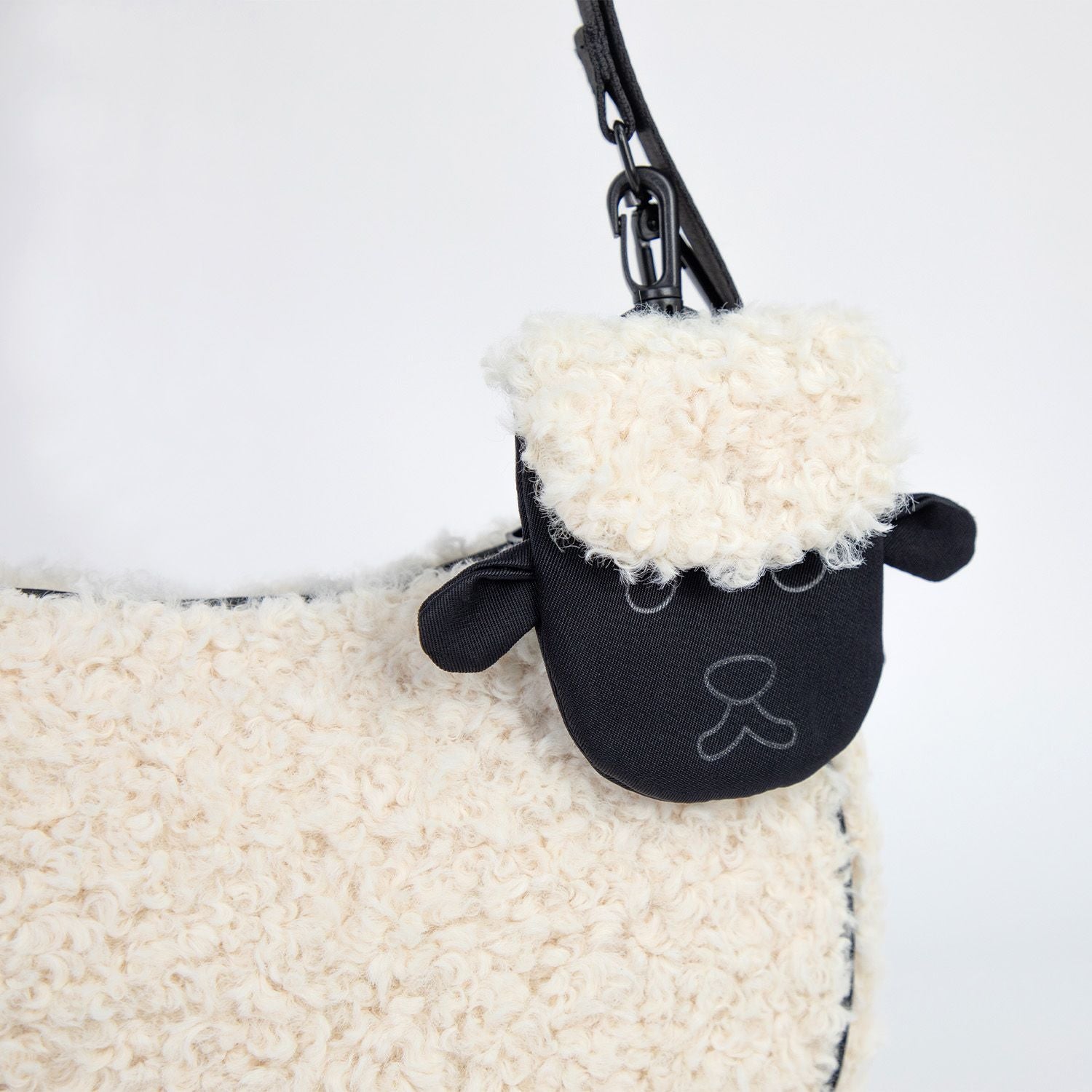 Doughnut High Priestess Fairies & Friends Series Crossbody Bag - White X Black