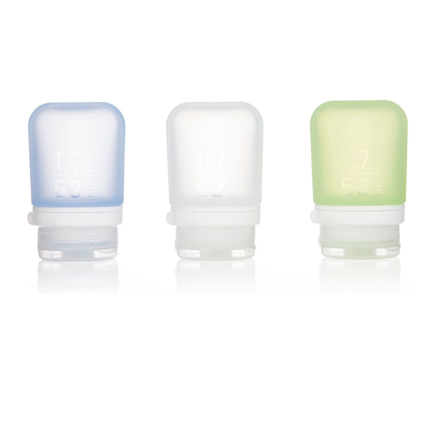 Humangear Small Gotoob Travel Bottle  1.7Oz/53Ml (Clear/Green/Blue)