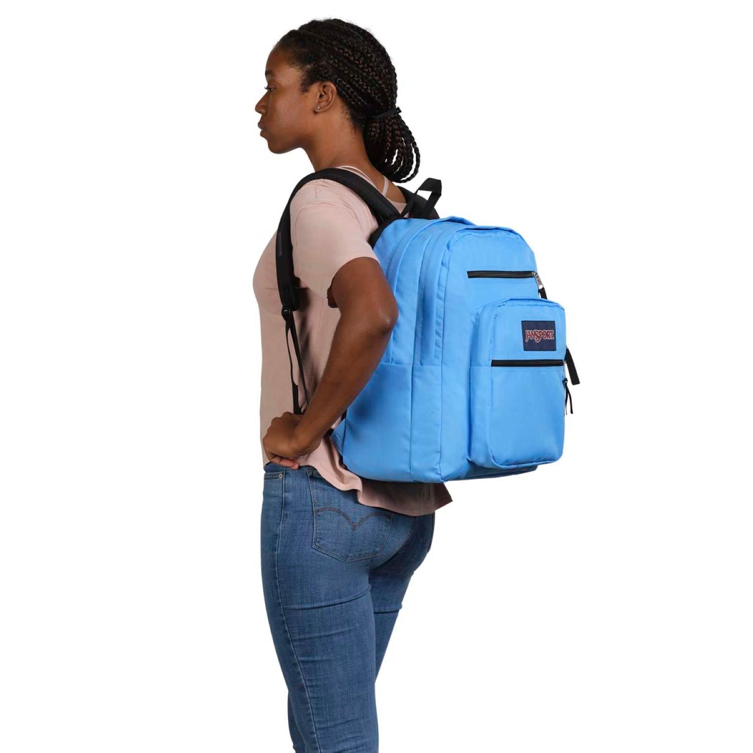 Jansport Big Student Backpack - Blue Neon